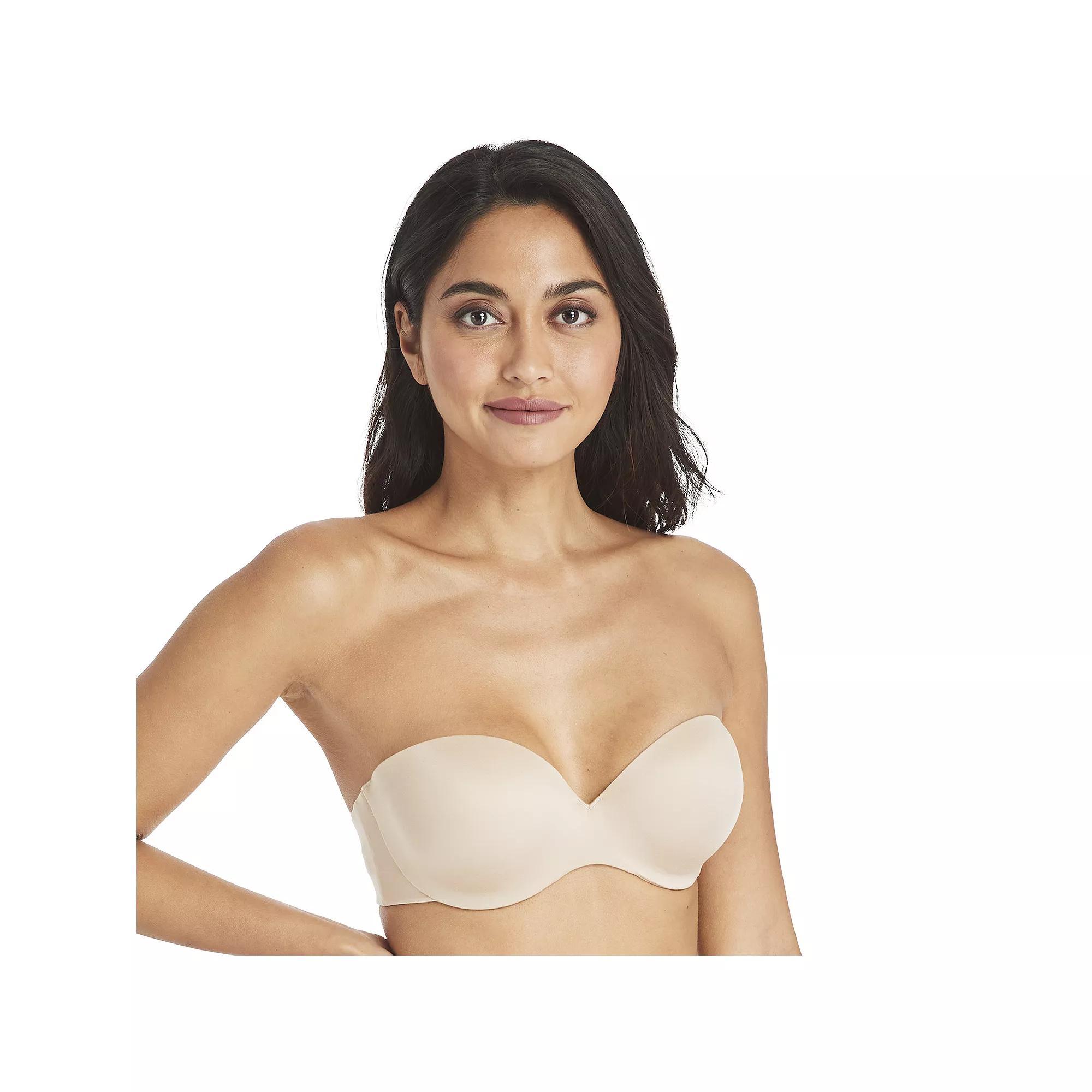 Maidenform Women's Love the Lift Demi Strapless Multiway Bra 9417 - Beige 32A Product Image