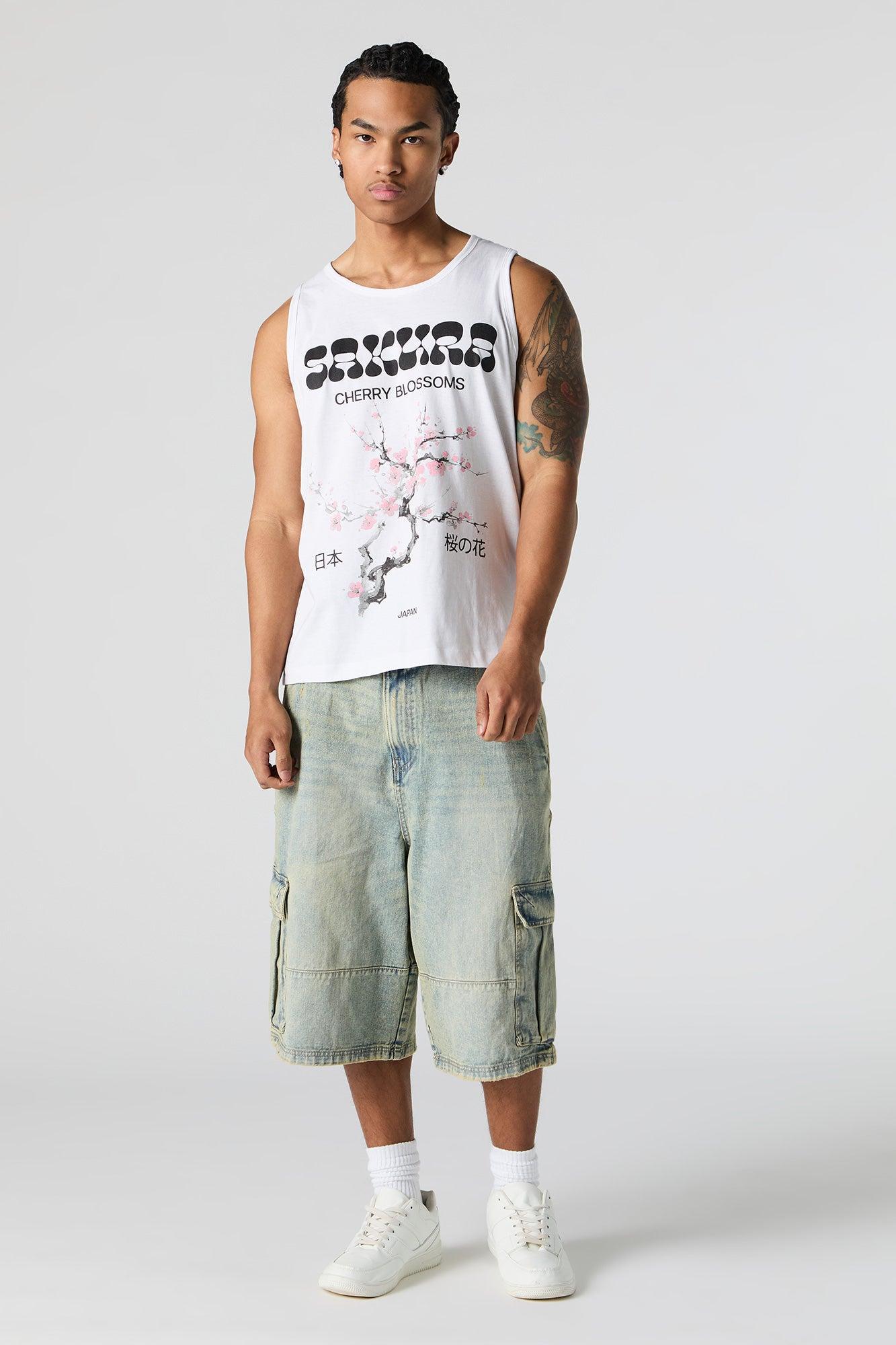 Sakura Graphic Tank Male Product Image