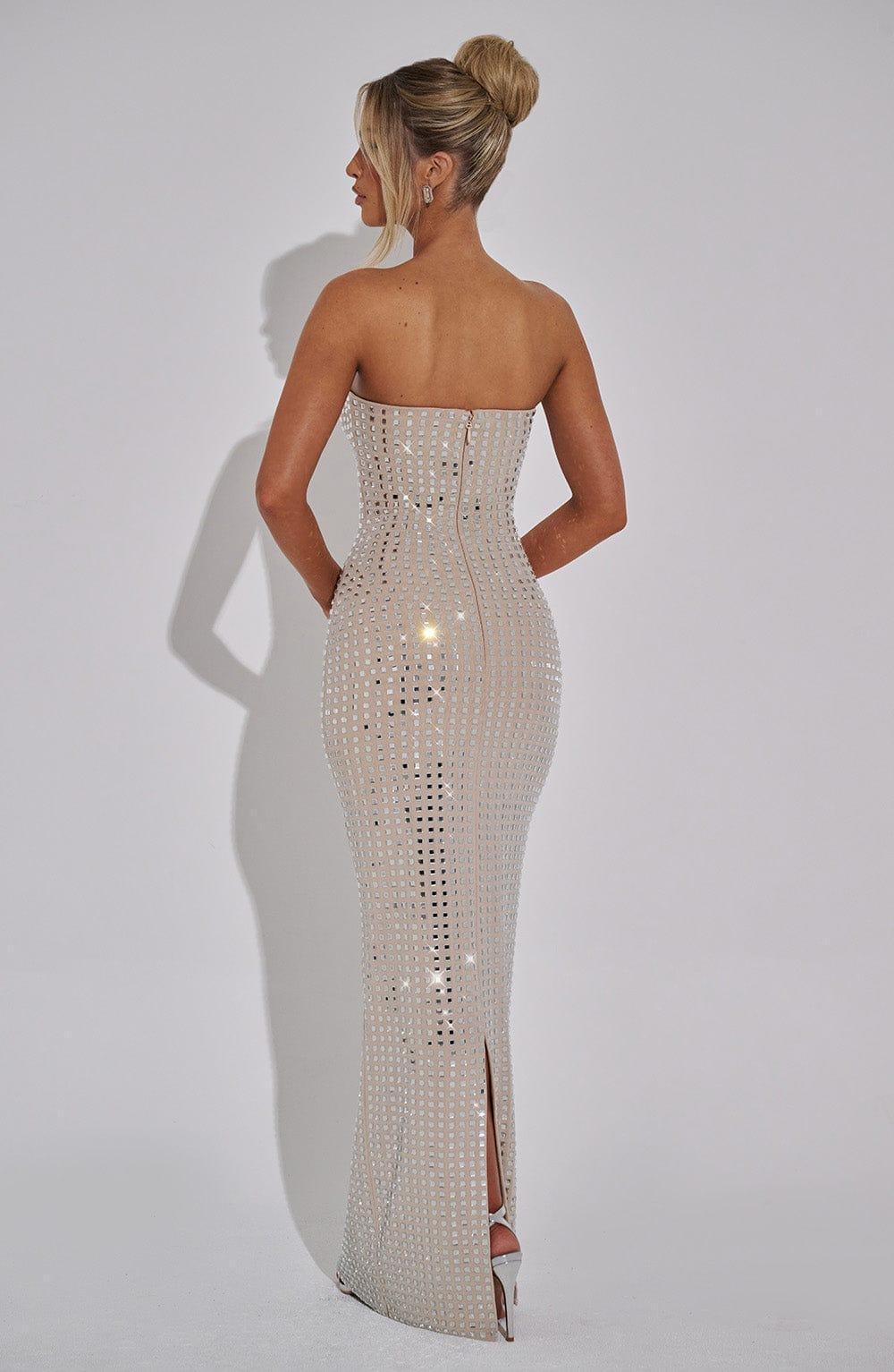 Neriah Maxi Dress - Nude Product Image