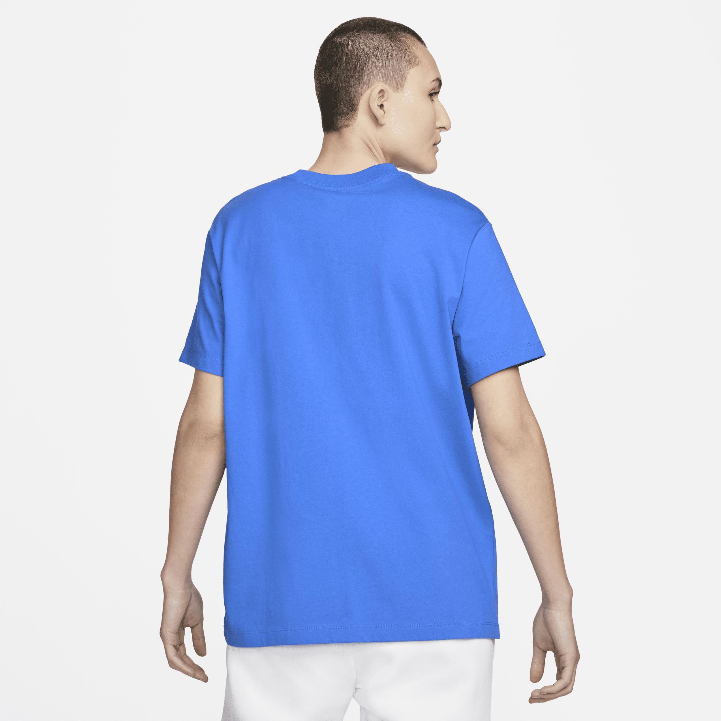 Women's Nike Blue Barcelona Swoosh T-Shirt, Size: XS, Bar Blue Product Image