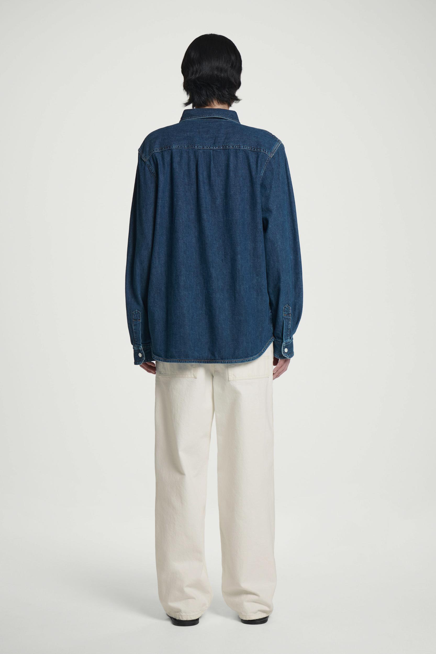 RELAXED DENIM OVERSHIRT Product Image
