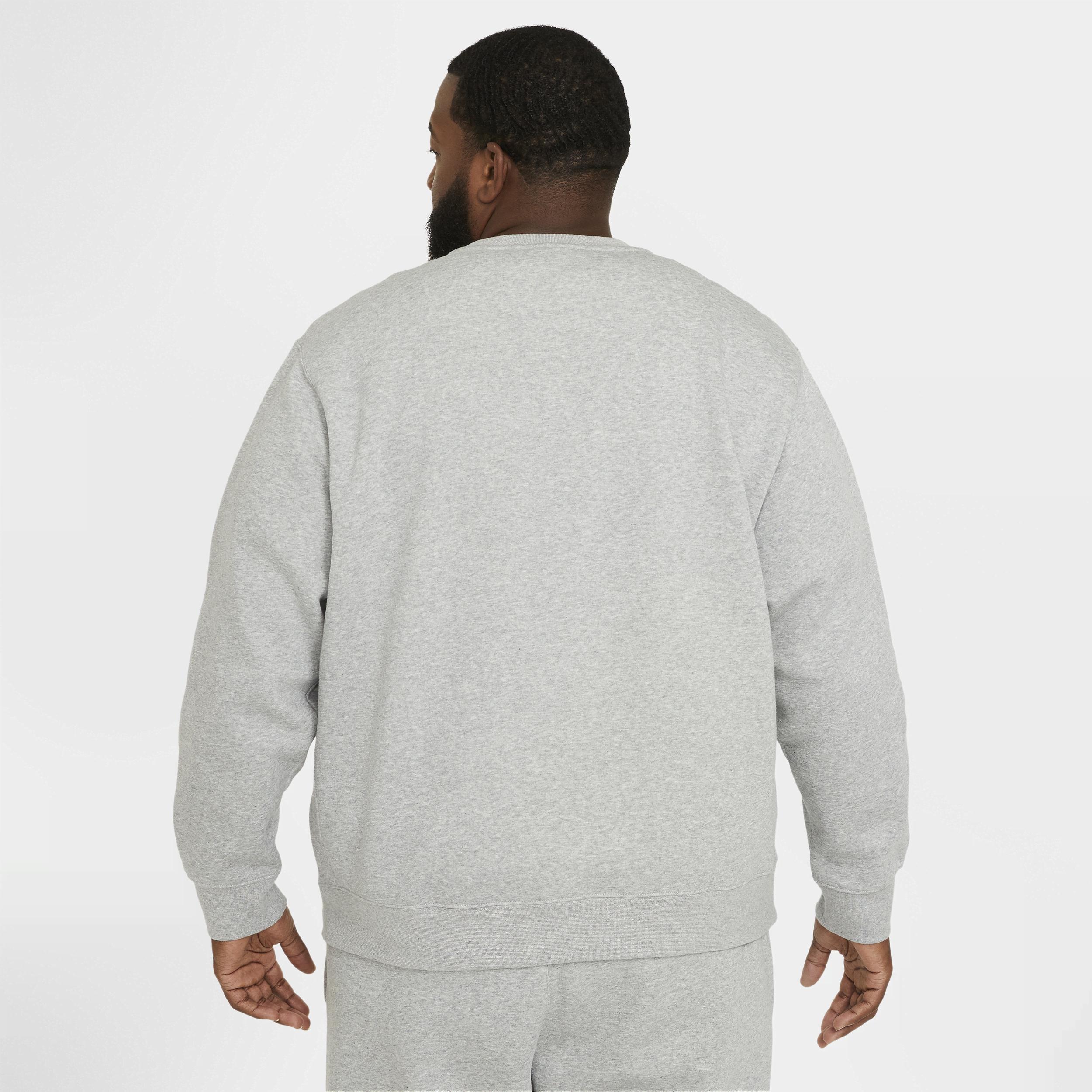 Nike Men's Club Crewneck Sweatshirt in Khaki/White at Nordstrom, Size Small Product Image