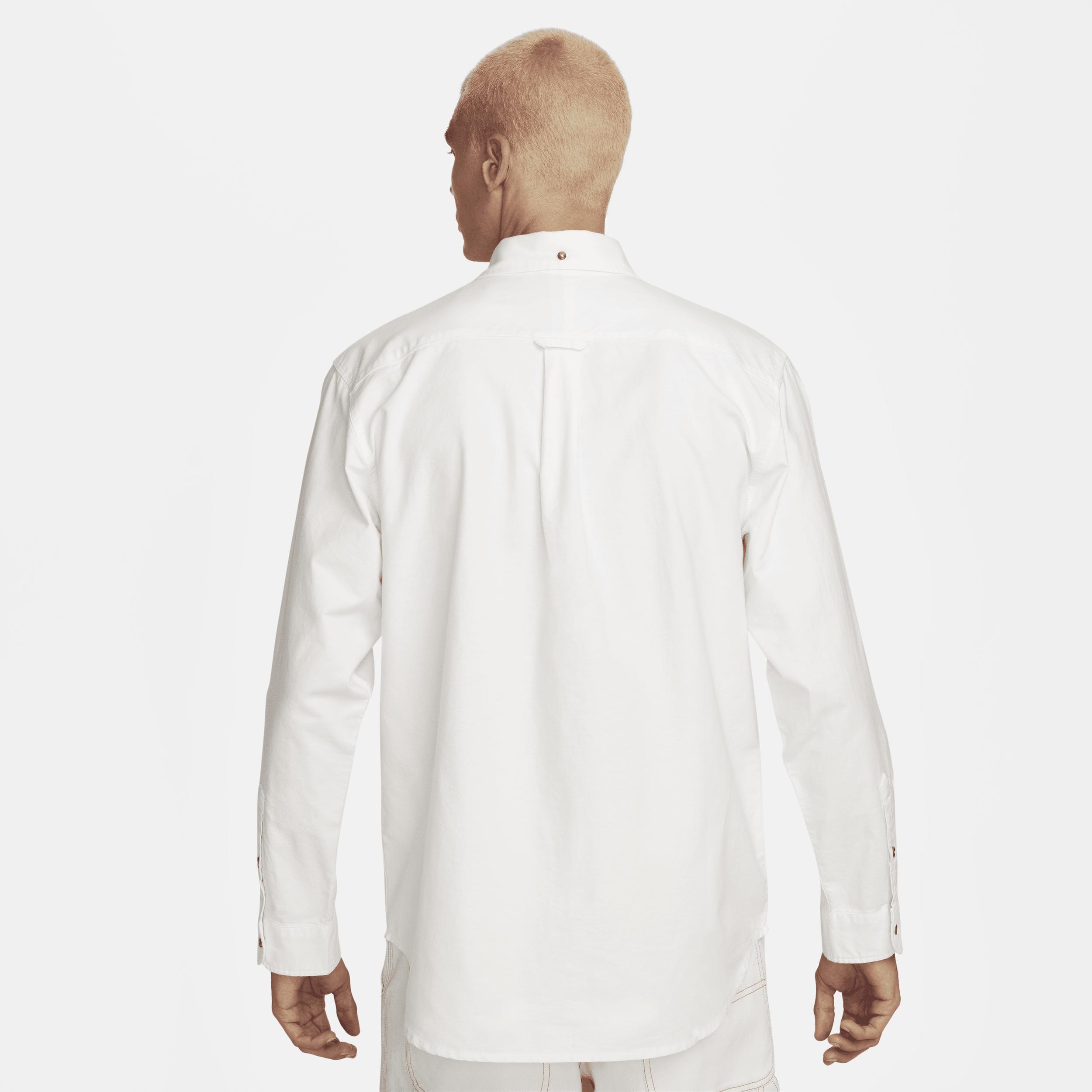 Nike Mens Life Long-Sleeve Oxford Button-Down Shirt Product Image