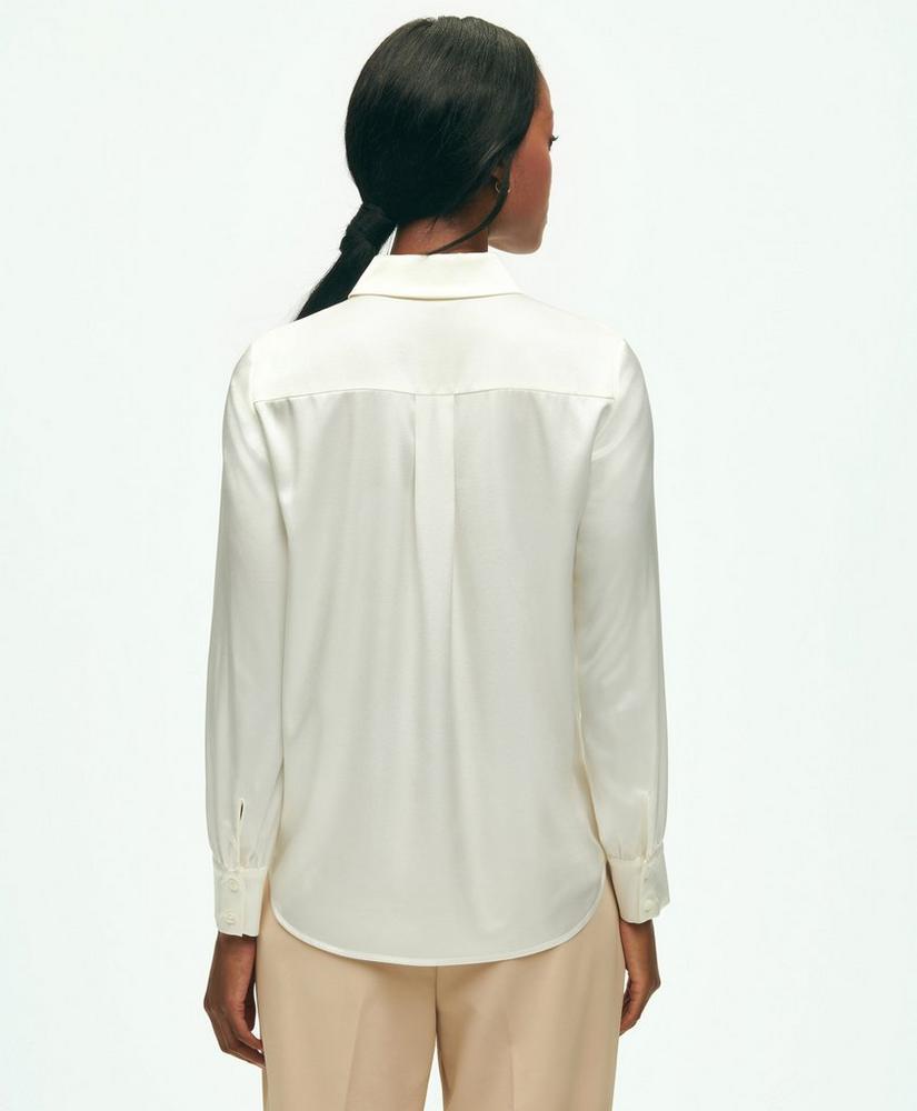 Stretch Silk Blouse Product Image