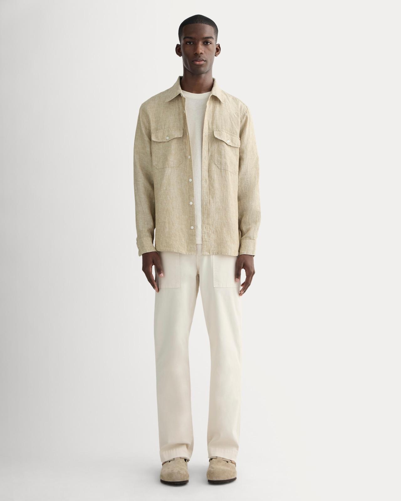 The Linen Utility Shirt Product Image