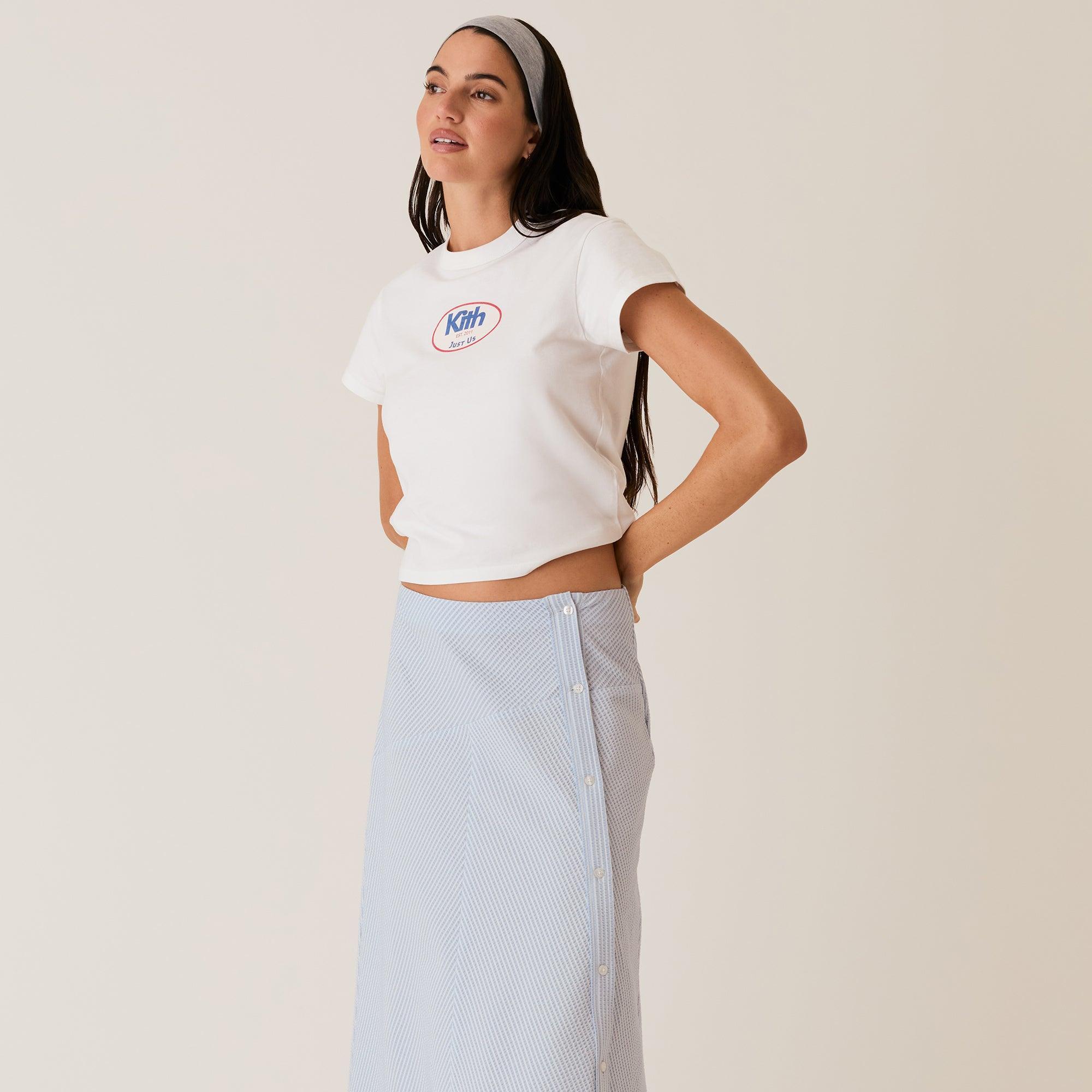 Kith Women Estella Patchwork Maxi Skirt - Kyanite Female Product Image