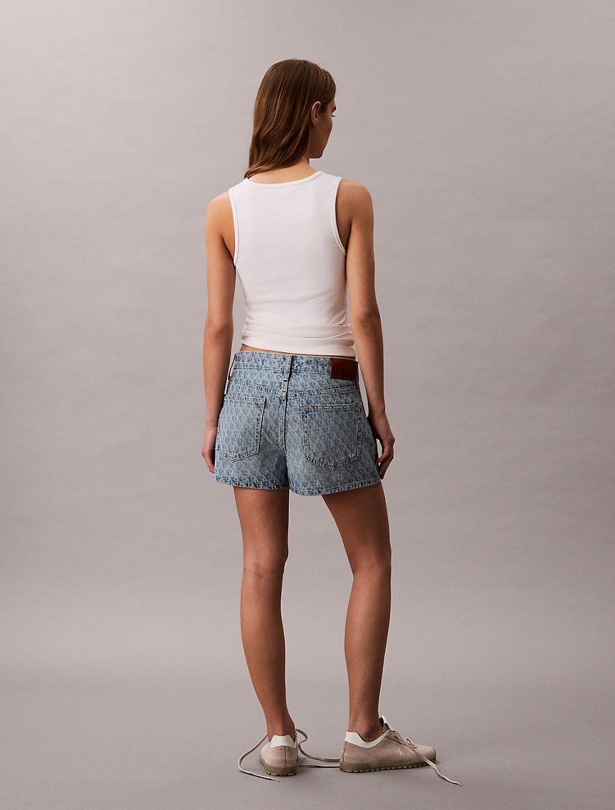 90s Fit Printed Denim 3" Short Product Image