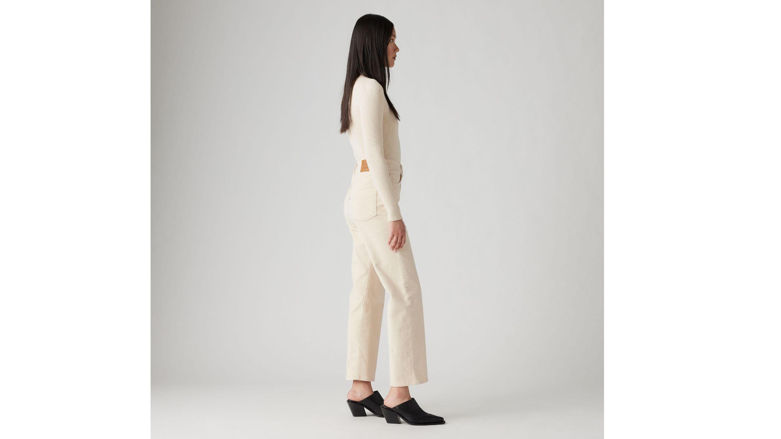 Ribcage Straight Ankle Corduroy Women's Pants Product Image