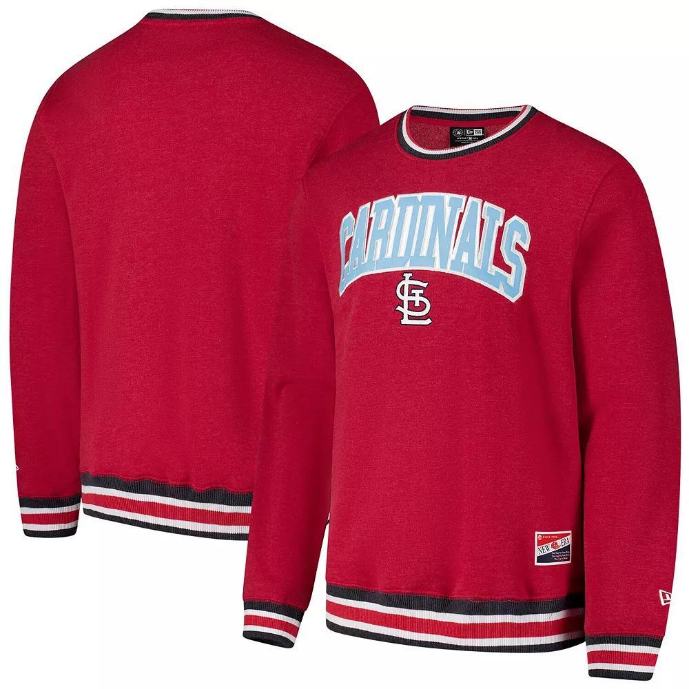 Men's New Era Red St. Louis Cardinals Father's Day Pullover Sweatshirt, Size: Large Product Image