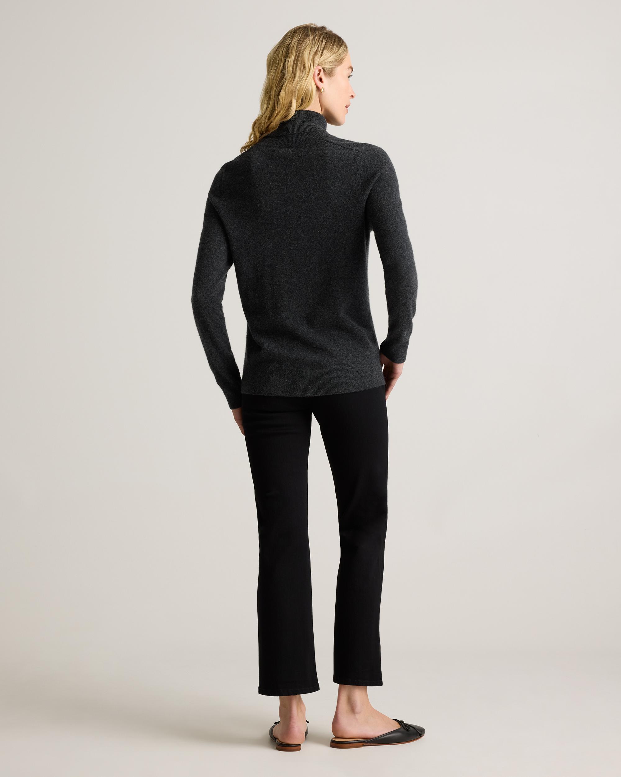 Quince | Women's Mongolian Cashmere Turtleneck Sweater Size XL Product Image