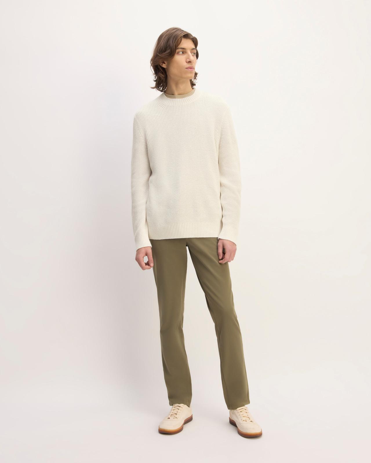 The No-Sweat Ribbed Crew Product Image