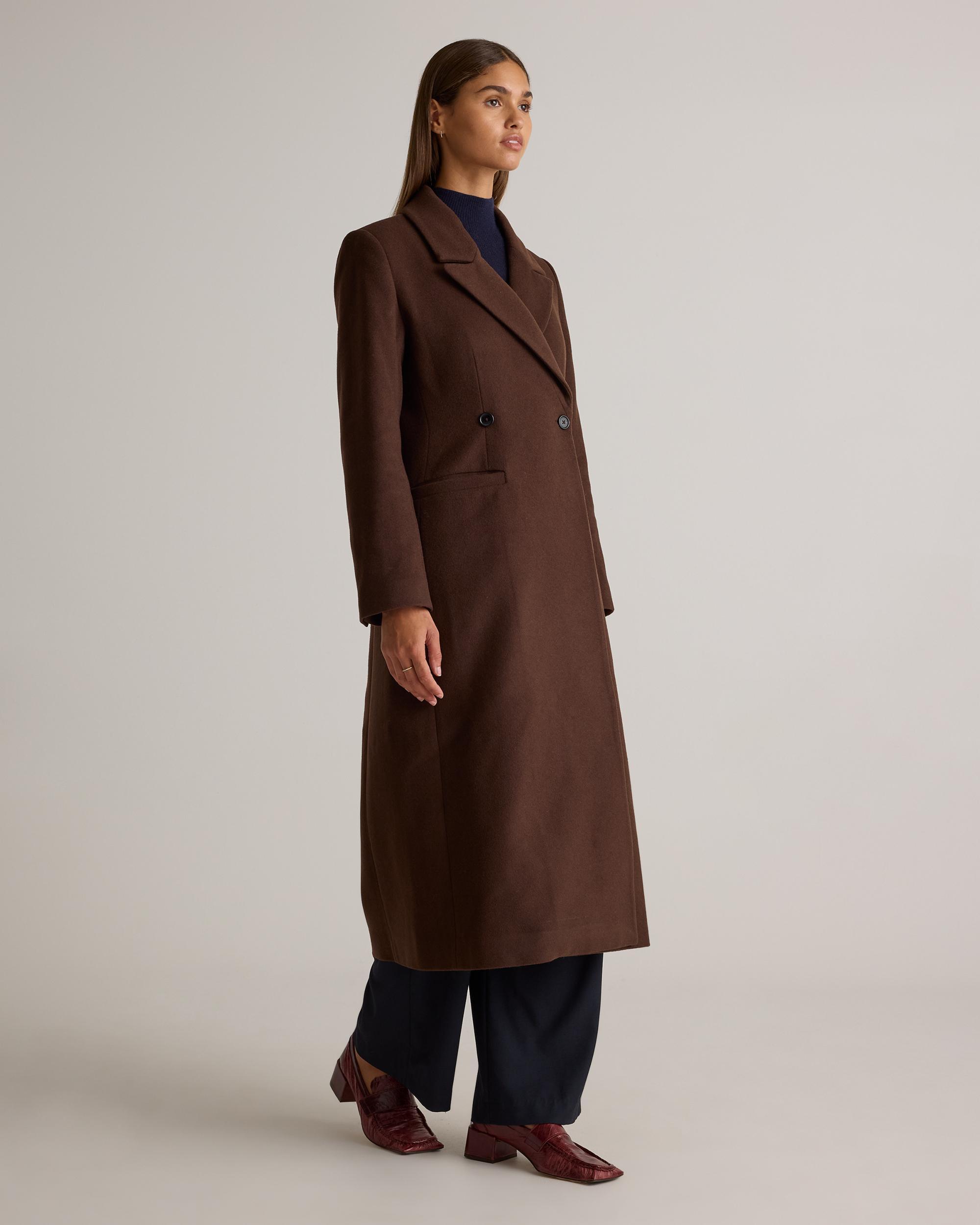 Quince | Women's Italian Wool Tailored Coat Wool/Nylon Product Image