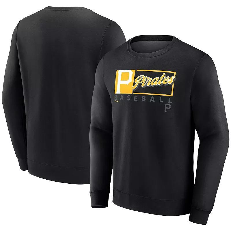 Men's Fanatics Navy Tampa Bay Rays Focus Fleece Pullover Sweatshirt, Size: XL, Blue Product Image