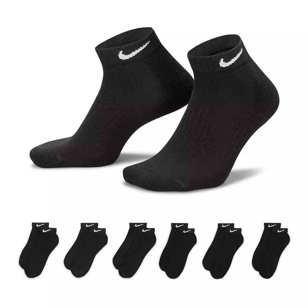 Mens Nike 6-pack Everyday Cushion Low-Cut Training Socks Grey Product Image