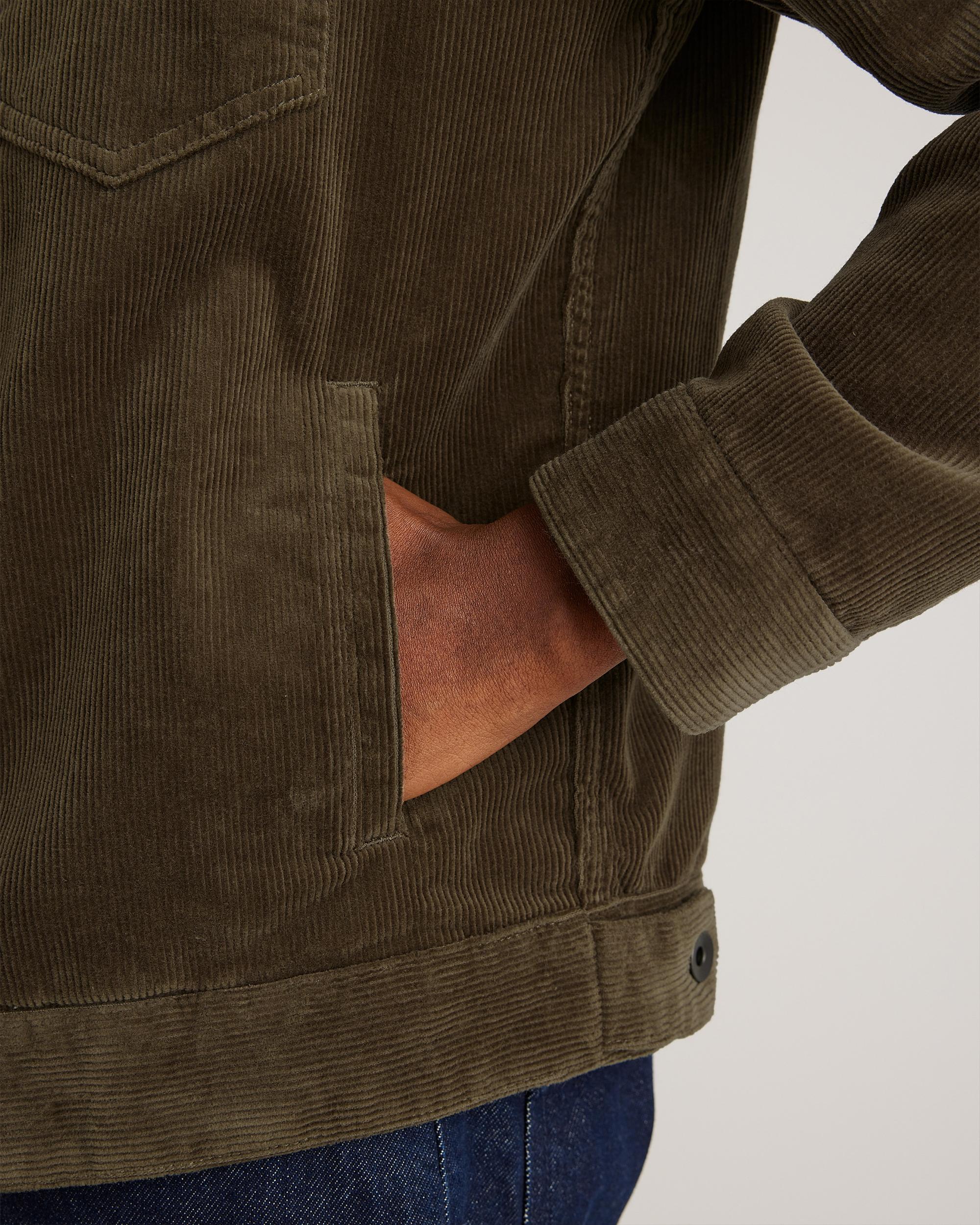 Quince | Men's Organic Stretch Corduroy Trucker Jacket Organic Cotton Product Image