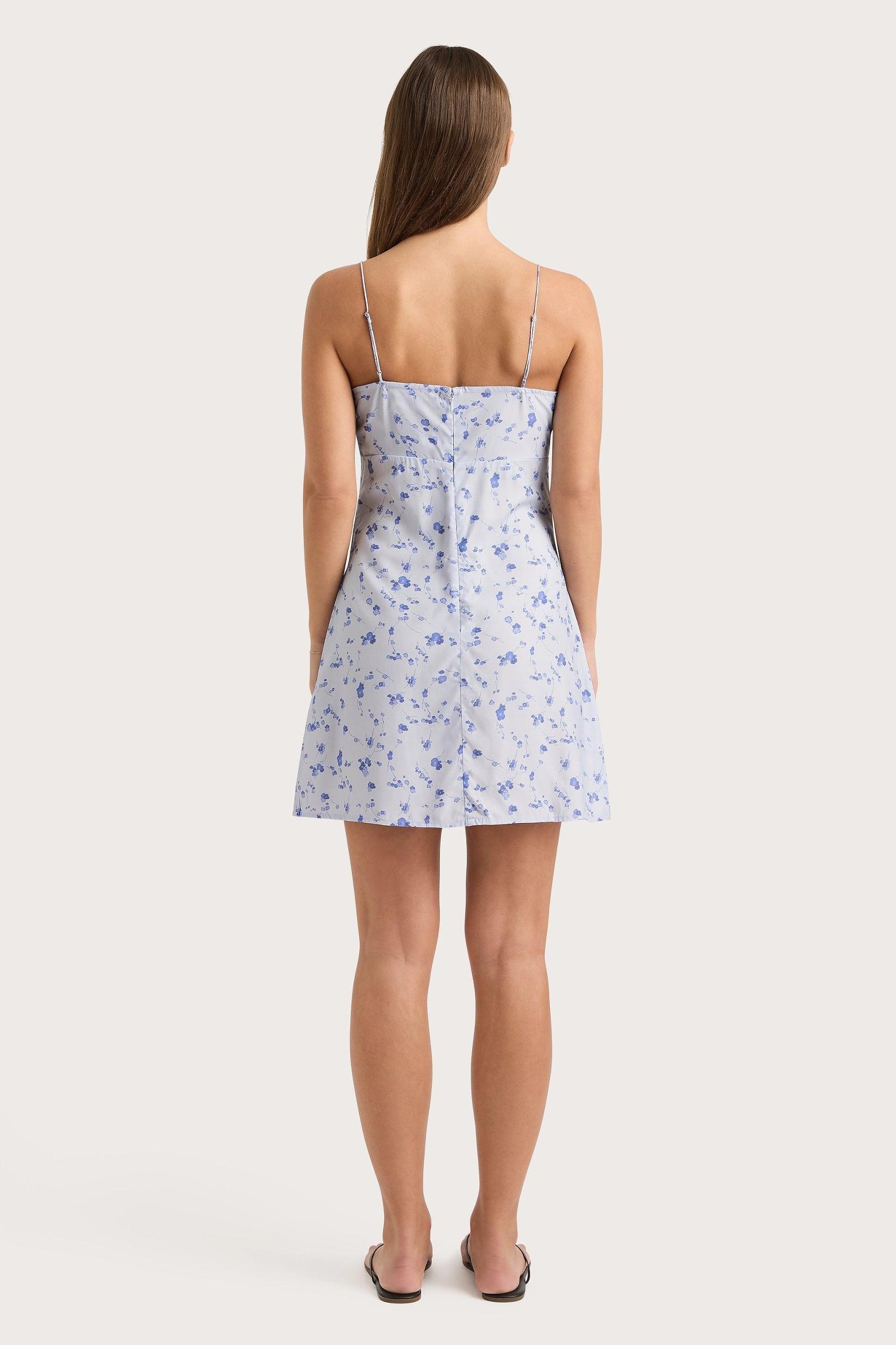 Pau Mini Dress Blossom Blue Product Image