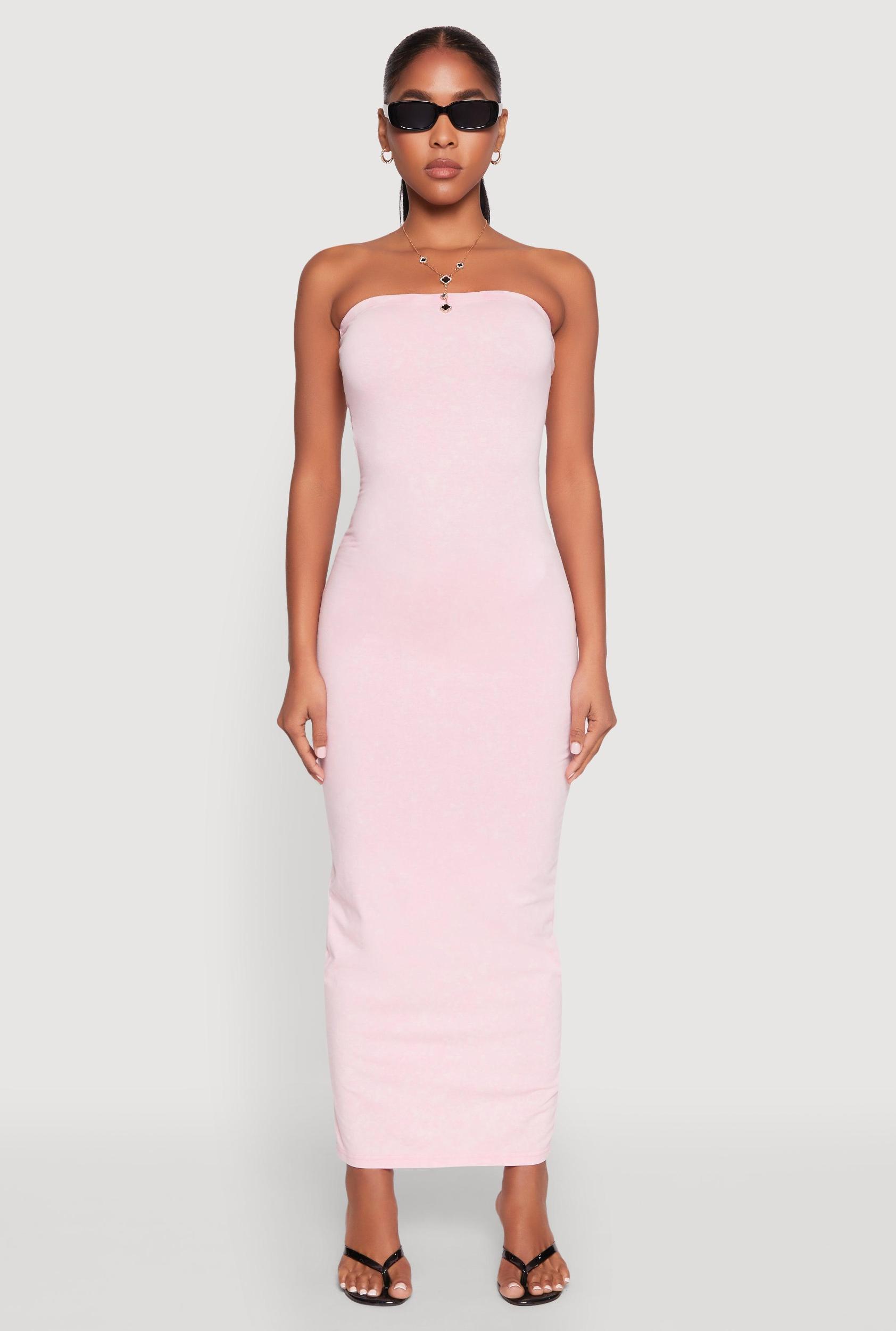 Womens Daisy Mineral Wash Maxi Tube Dress Product Image