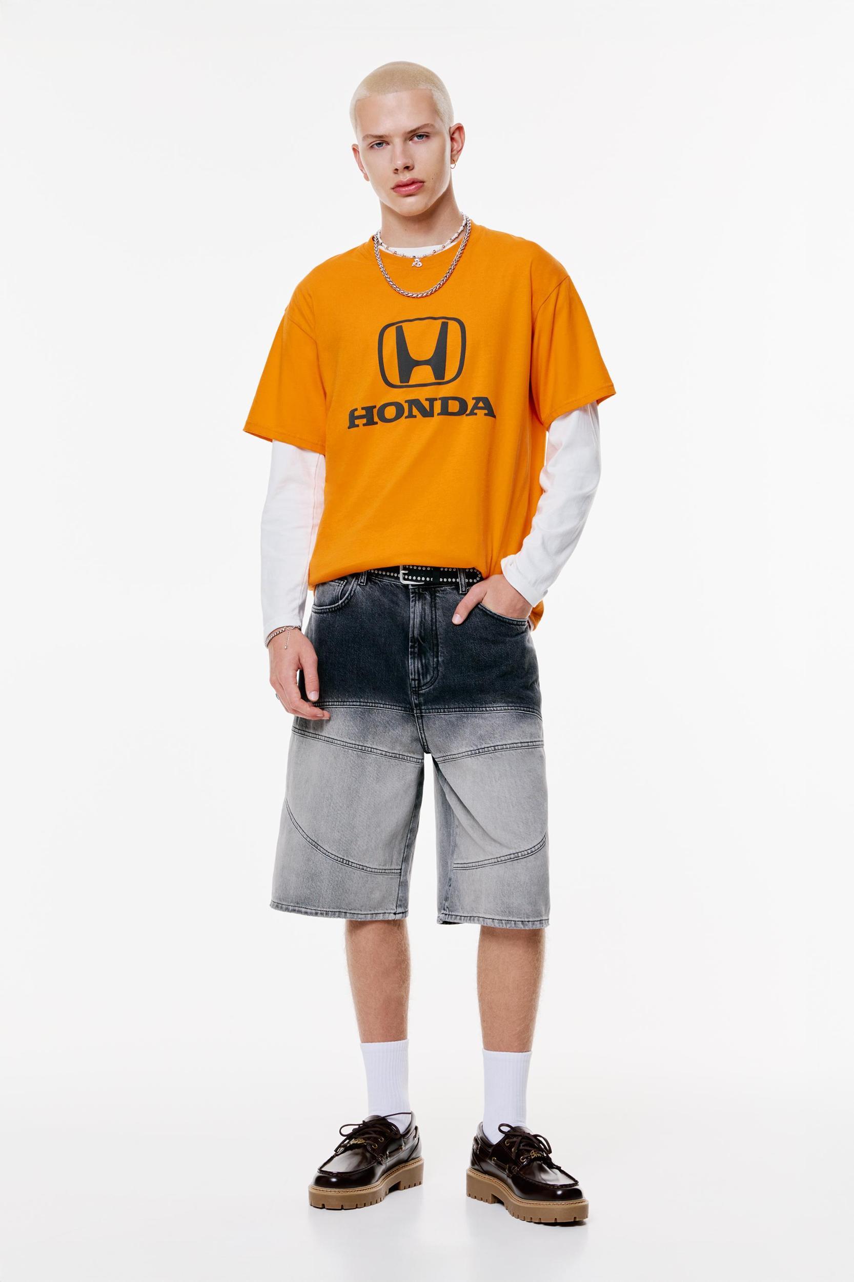Orange Honda T-shirt Product Image