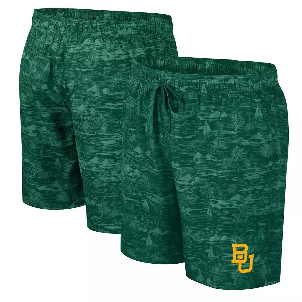 Men's Colosseum Green Baylor Bears Ozark Swim Shorts, Size: XL, Bay Green Product Image