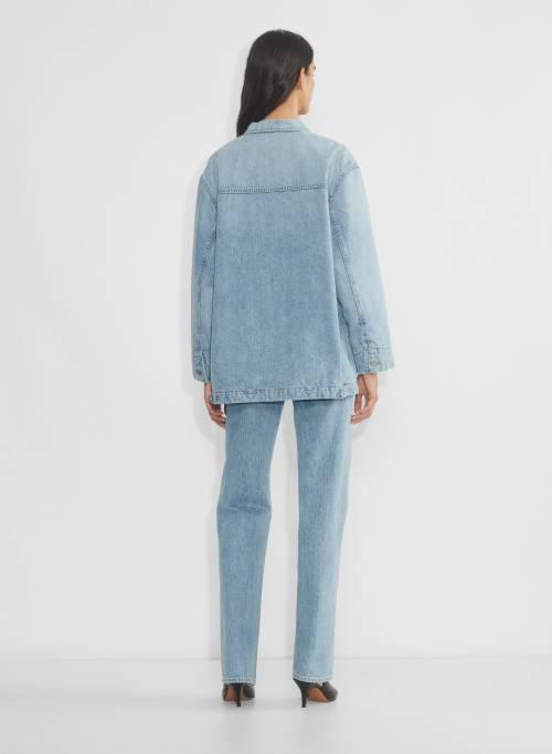 the ’90s denim chore coat Product Image