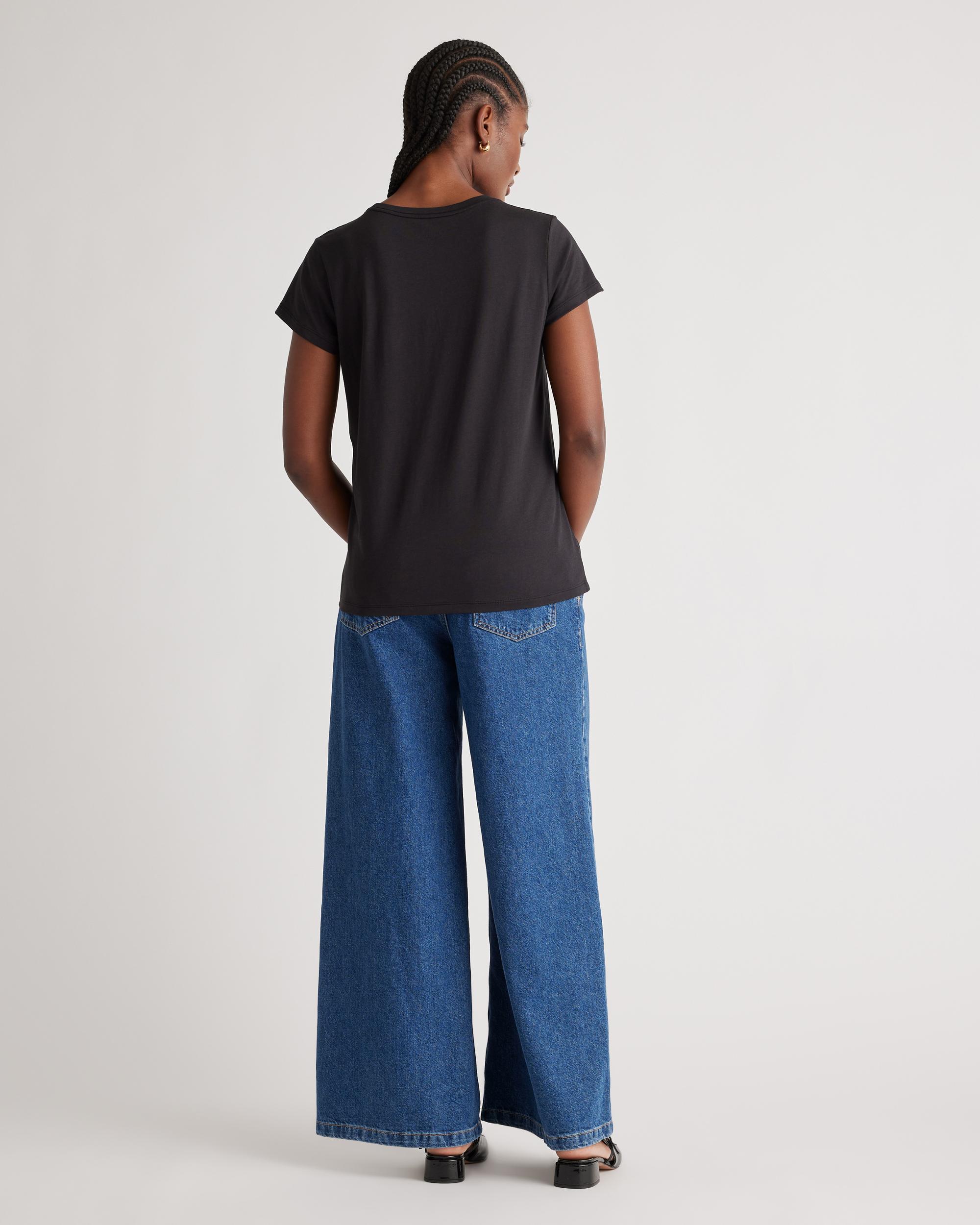 Quince | Women's Cotton Modal Crew Neck Swing T-Shirt Cotton/Modal Product Image