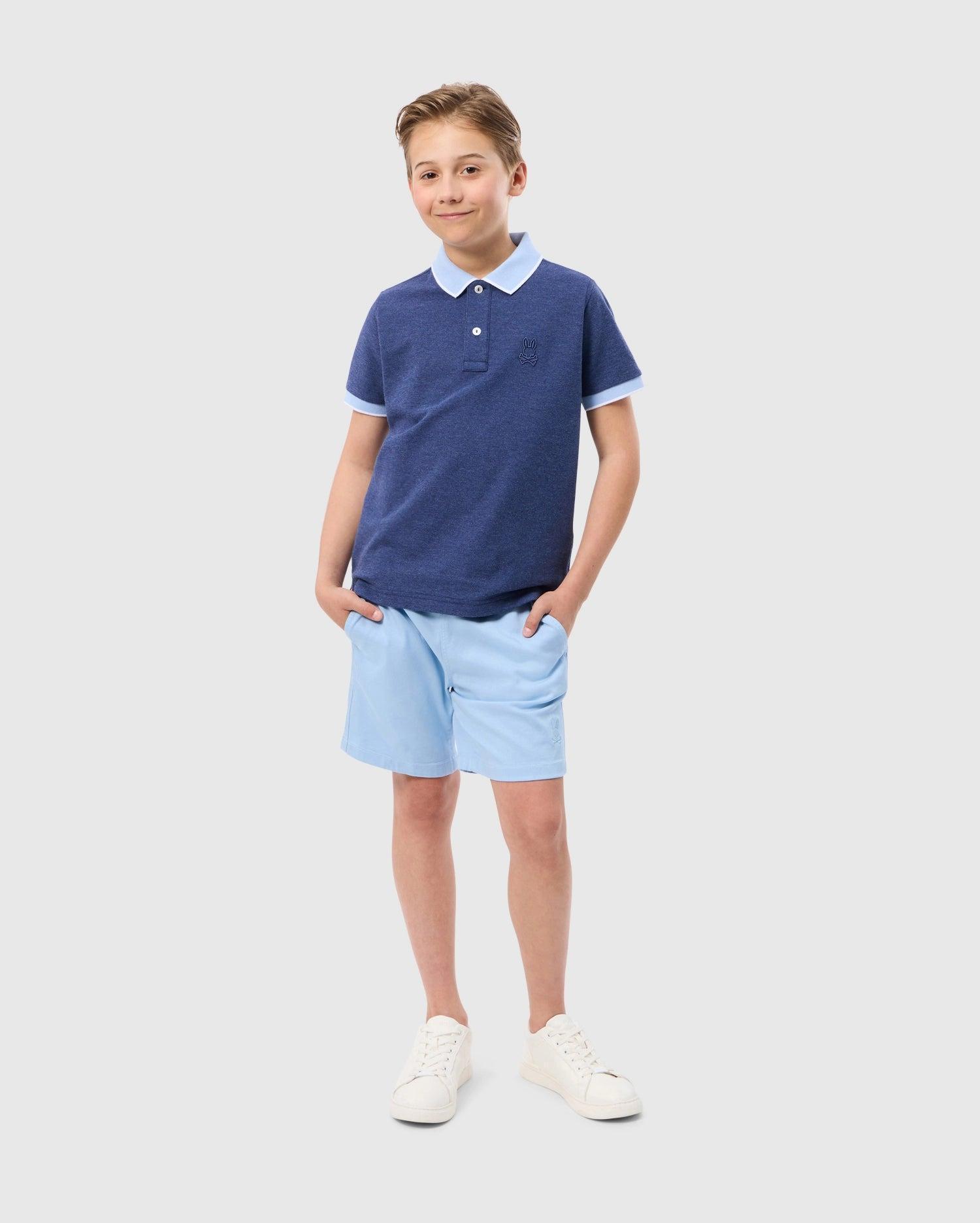 KIDS RIVIERA PIQUE POLO SHIRT - B0K640C200 Product Image