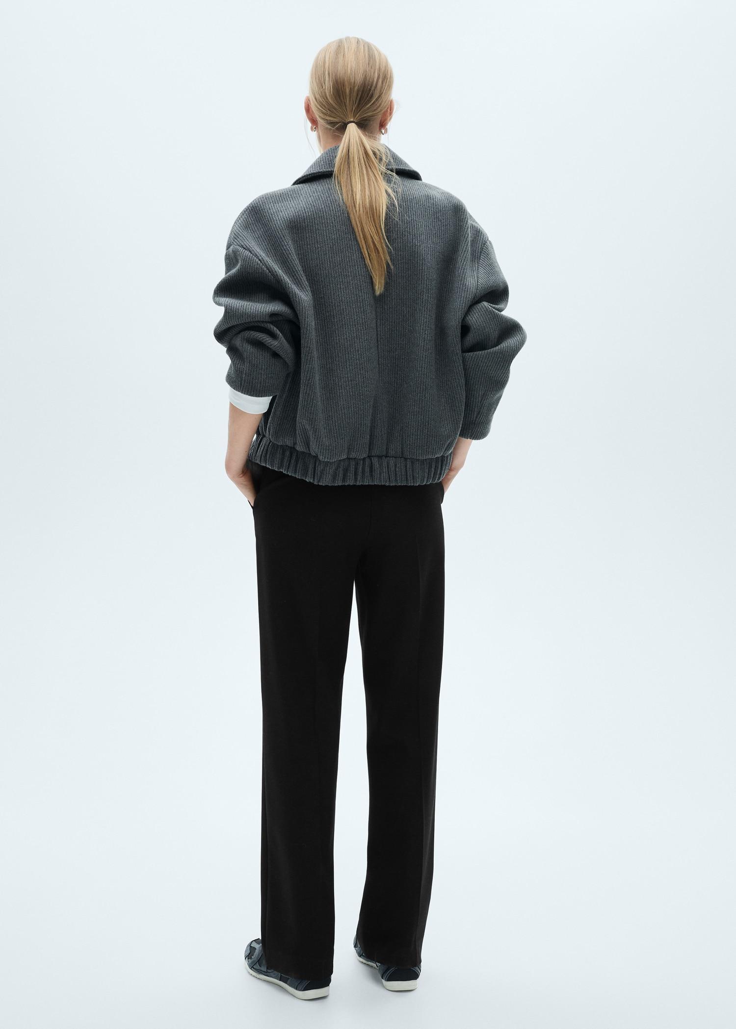 Flowy straight-fit pants - Women | MANGO USA Product Image