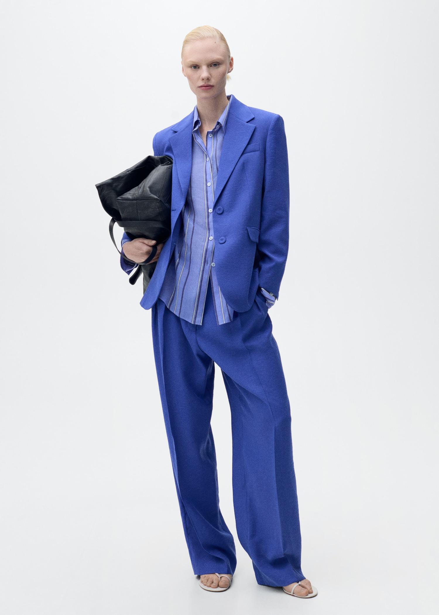 Structured suit jacket - Women | MANGO USA Product Image