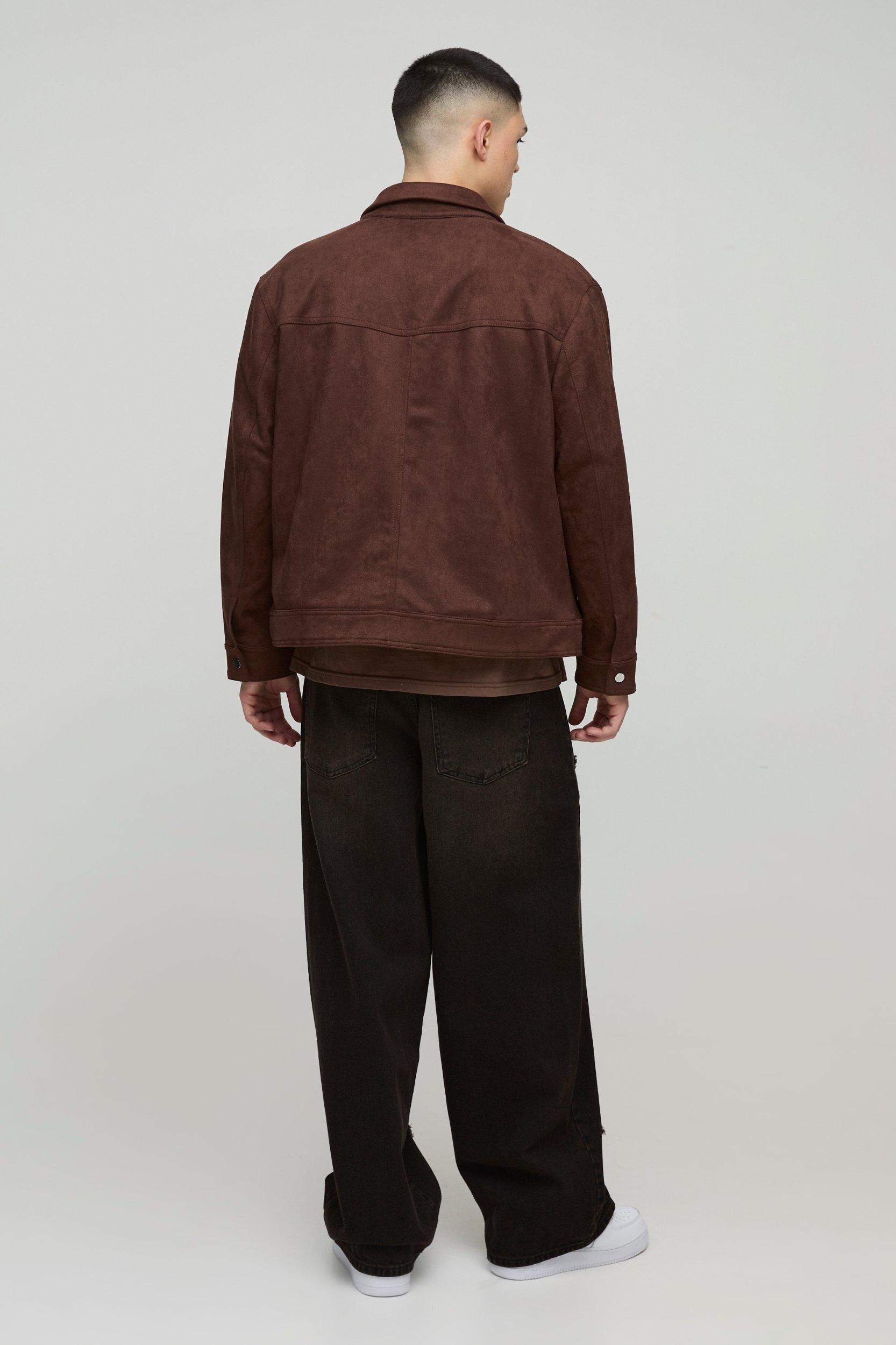 Baggy Rigid Cross Applique Denim Jeans | boohooMAN USA Product Image