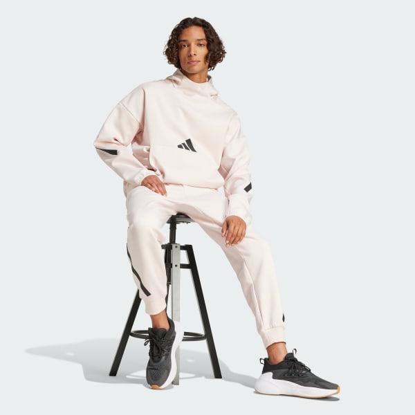 adidas Z.N.E. Hoodie Medium Grey Heather S Mens Product Image