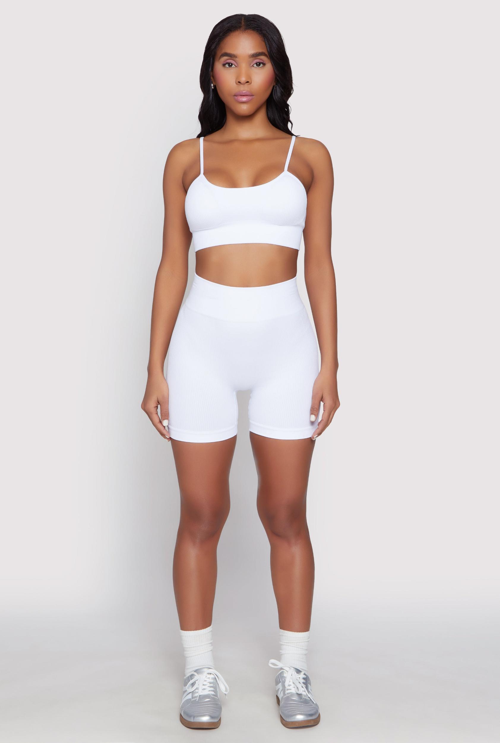 Womens Seamless High Waist Biker Shorts Product Image