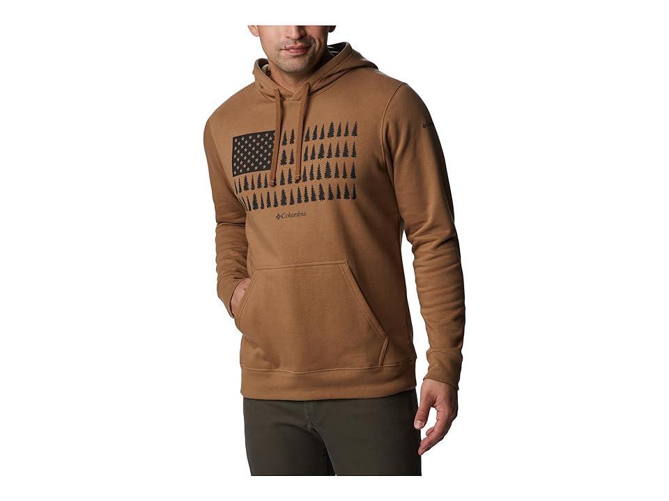 Men's Columbia Trek Graphic Fleece Hoodie, Size: XXL, Delta Tree Product Image