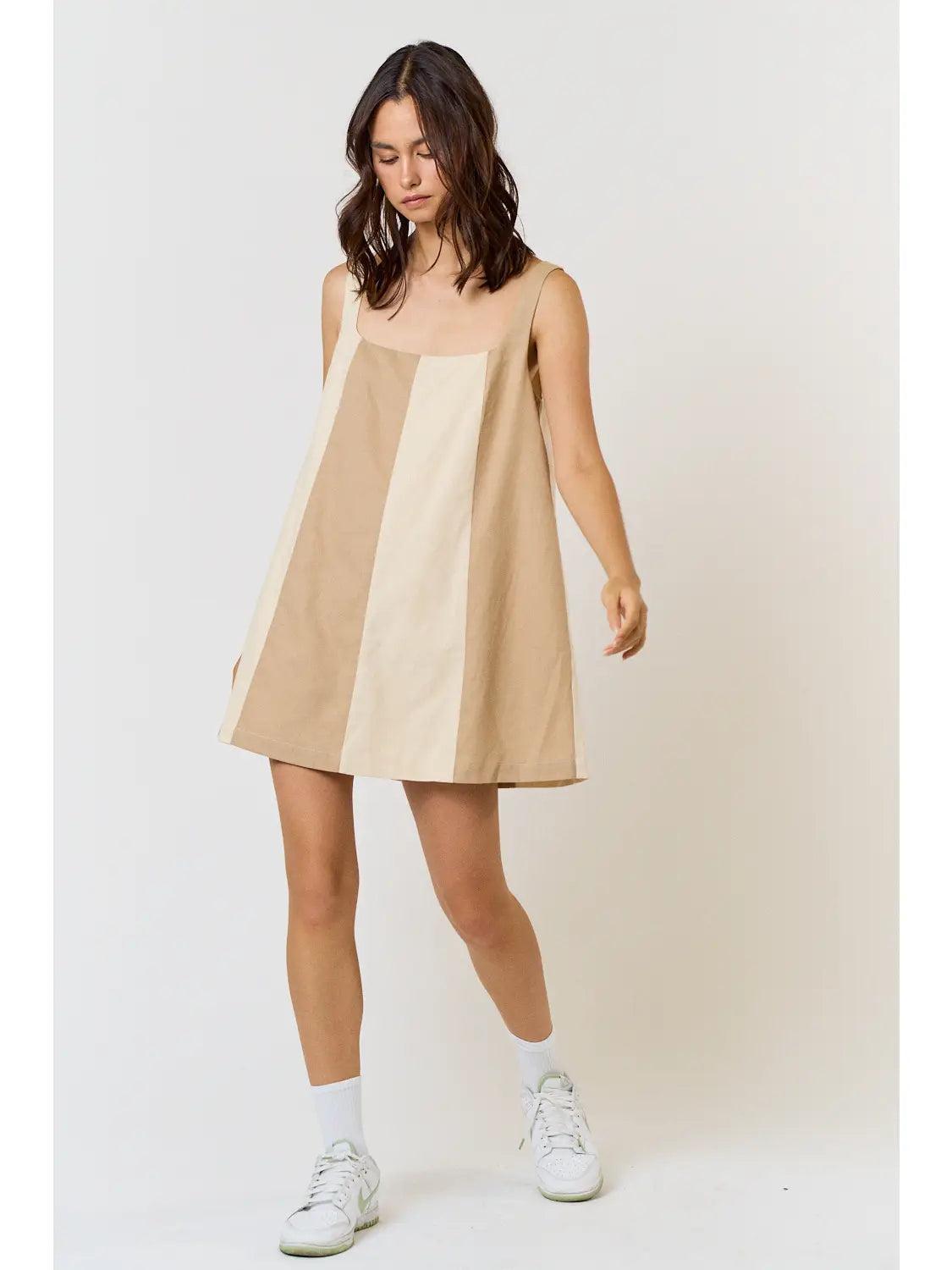 Coastal Charm Linen Dress Product Image