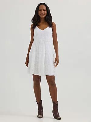 Women's Textured Tiered Mini Dress Product Image