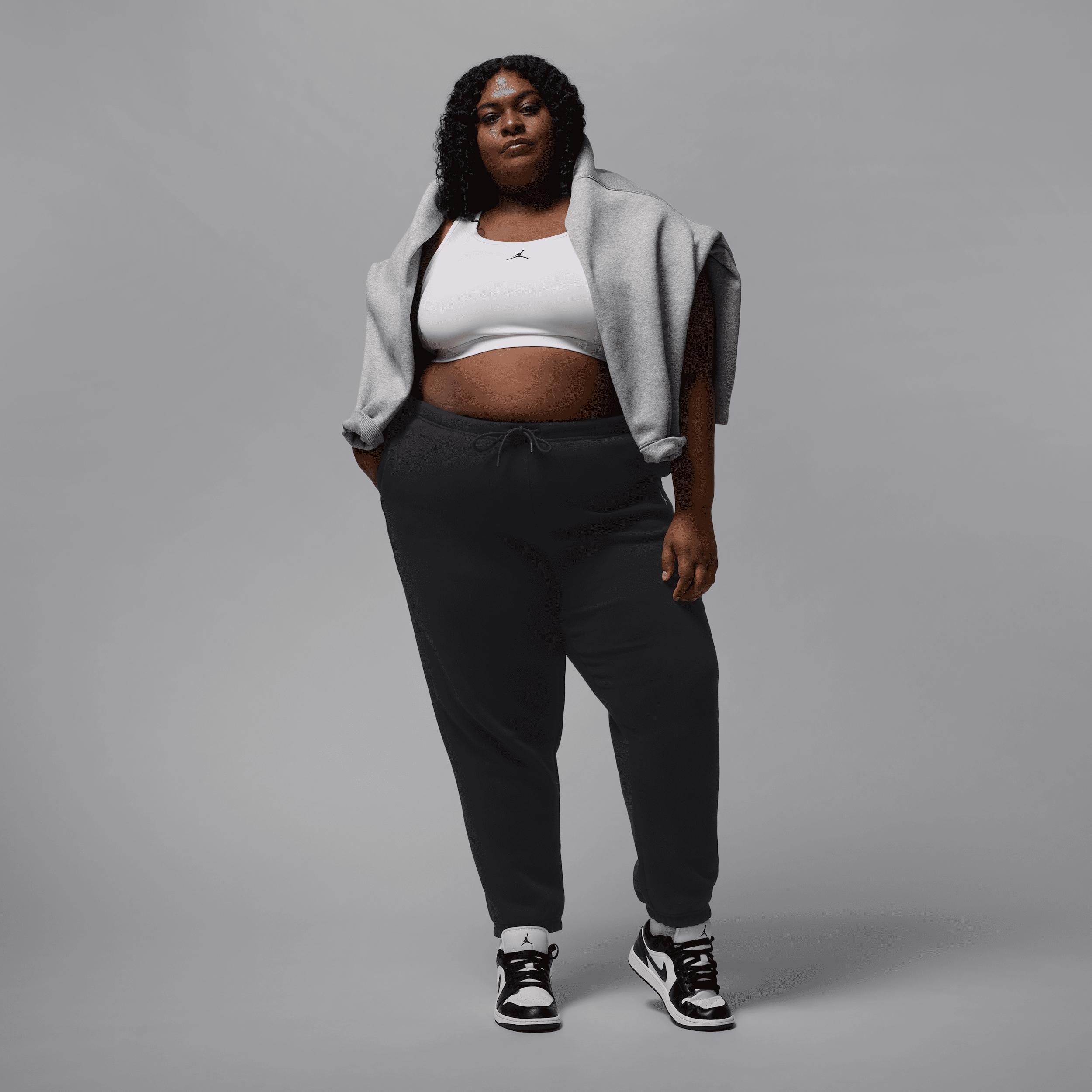 Womens Jordan Sport Medium-Support Padded Jumpman Bra (Plus Size) | FB6874-100 Product Image