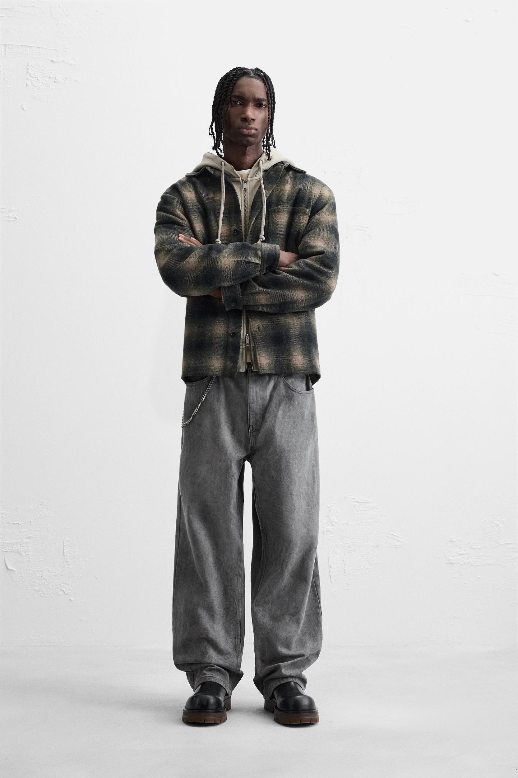 PLAID OVERSHIRT Product Image