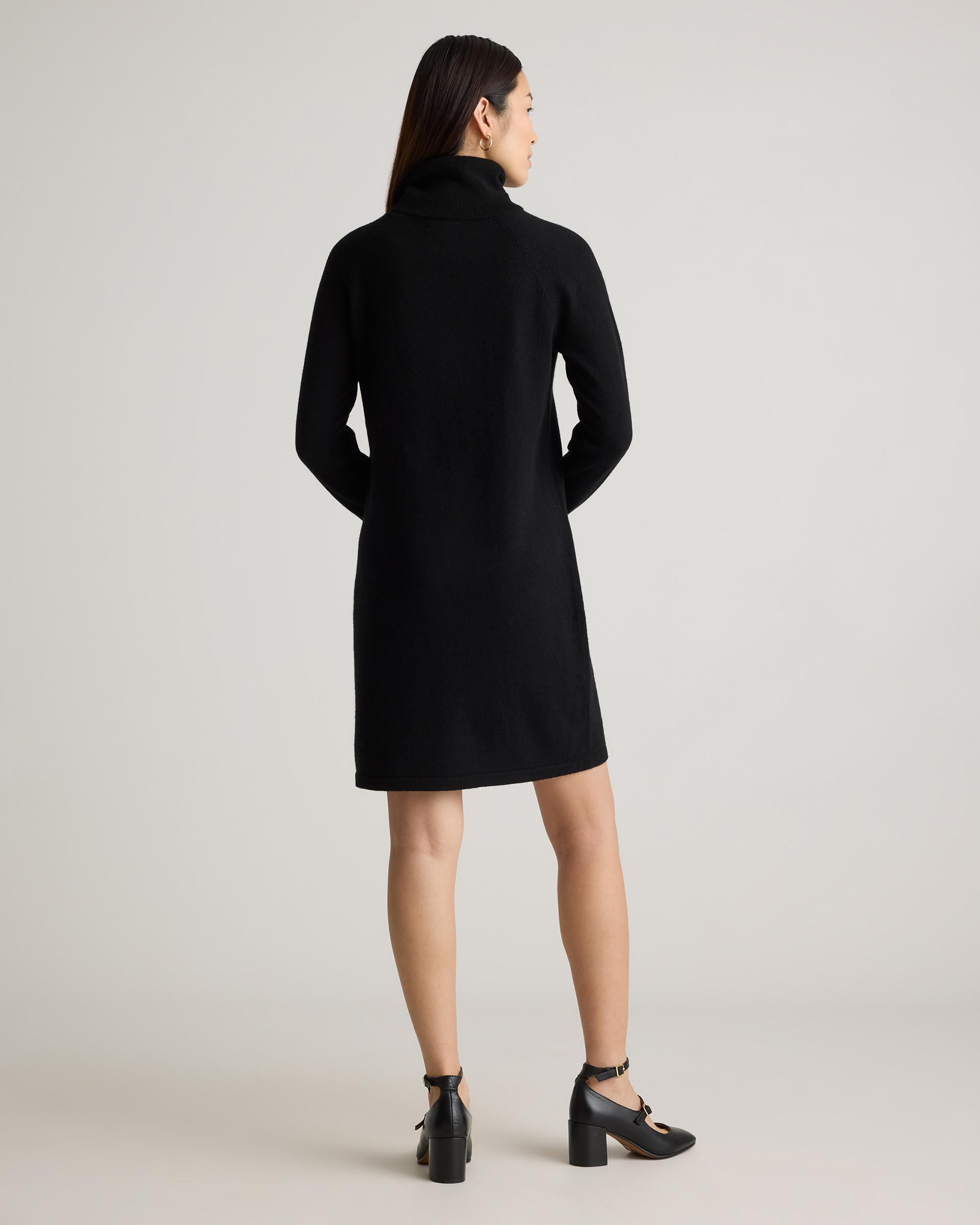 Quince | Women's Mongolian Cashmere Turtleneck Sweater Dress Product Image