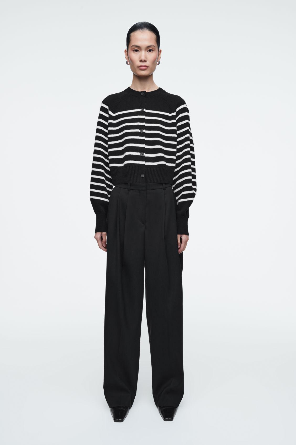 CROPPED WOOL CARDIGAN Product Image