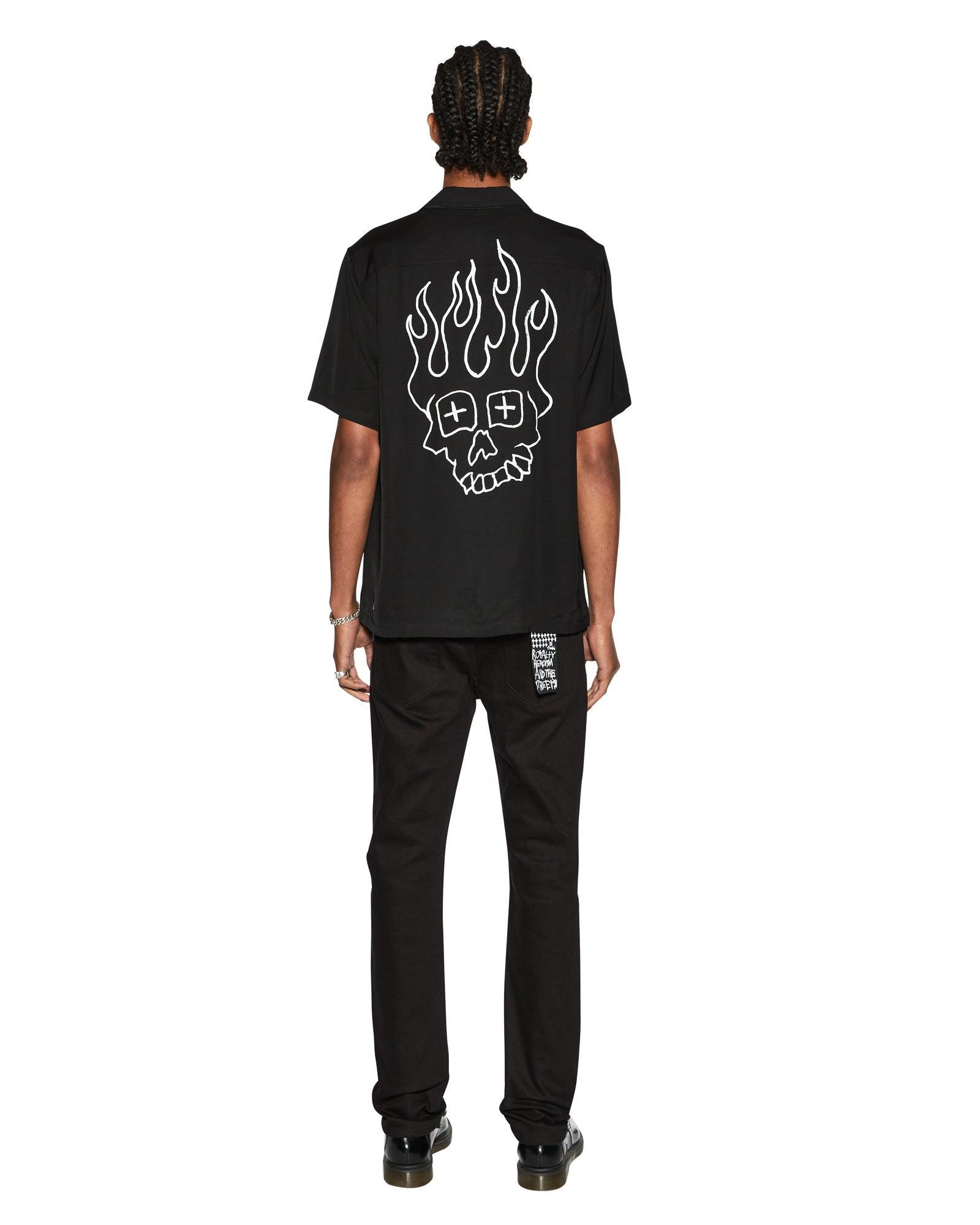 SKULL ALLEY DOWNTOWN SS SHIRT BLACK Male Product Image