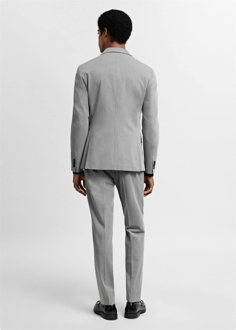 Mango Mens Super Slim-Fit Stretch Fabric Suit Blazer Product Image