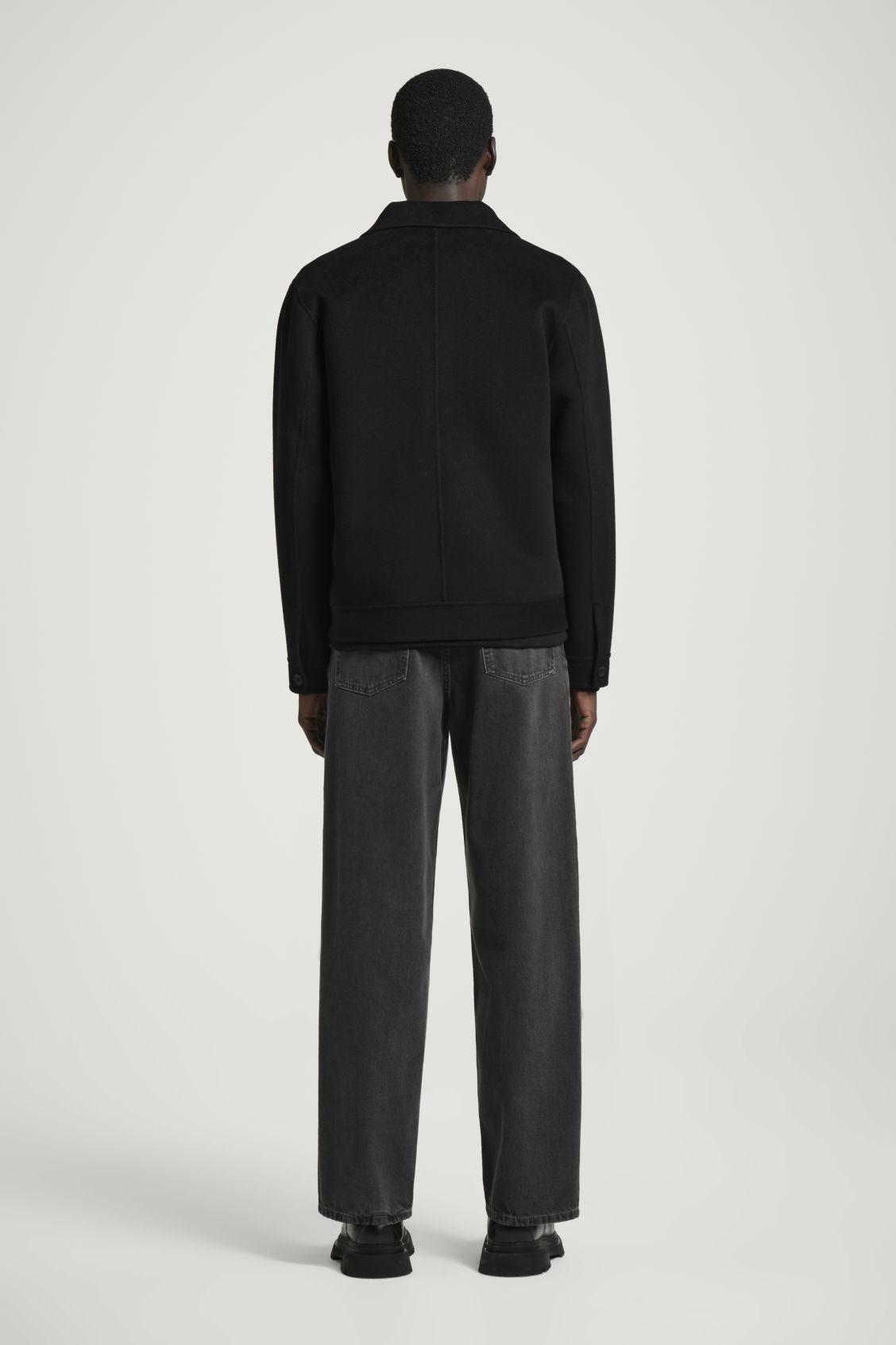 DOUBLE-FACED WOOL HARRINGTON JACKET Product Image