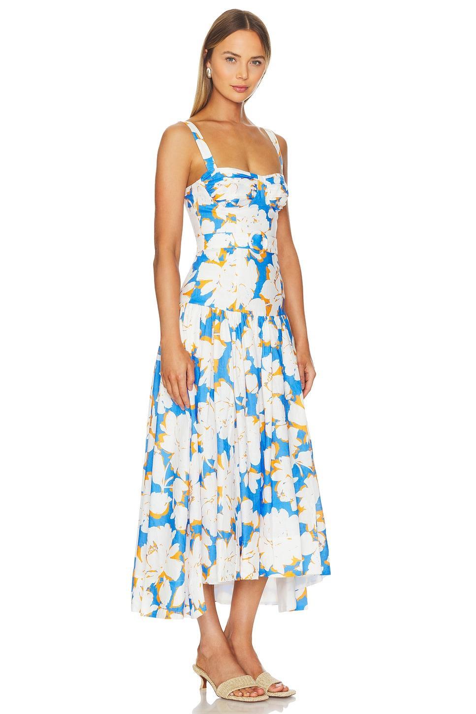 Drenica Drop Waist Corset Midi Dress Product Image