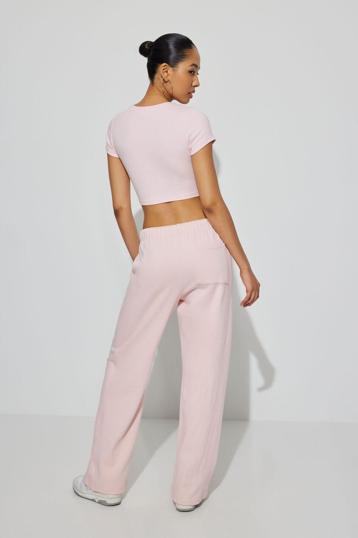 Straight Leg Panel Sweatpants Product Image