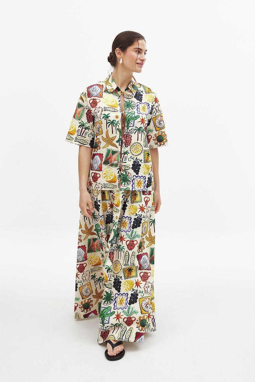 Printed Skirt Product Image