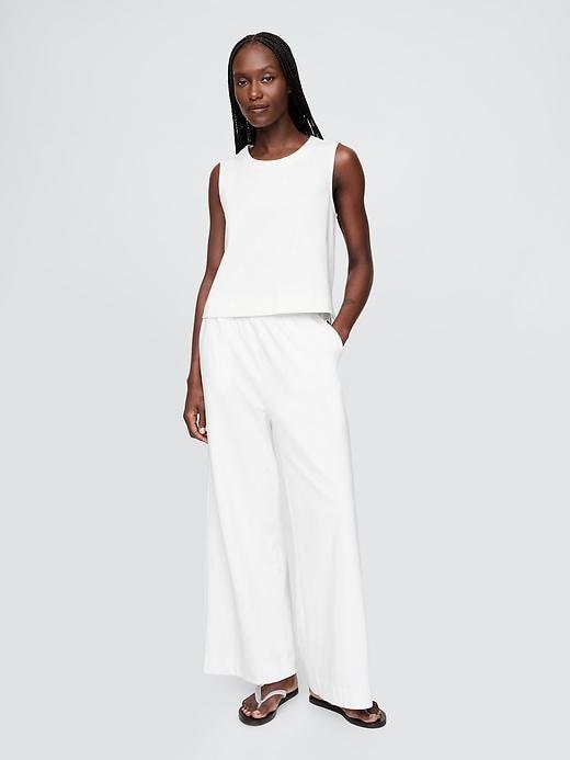 Heavyweight Organic Cotton Wide-Leg Pants Product Image