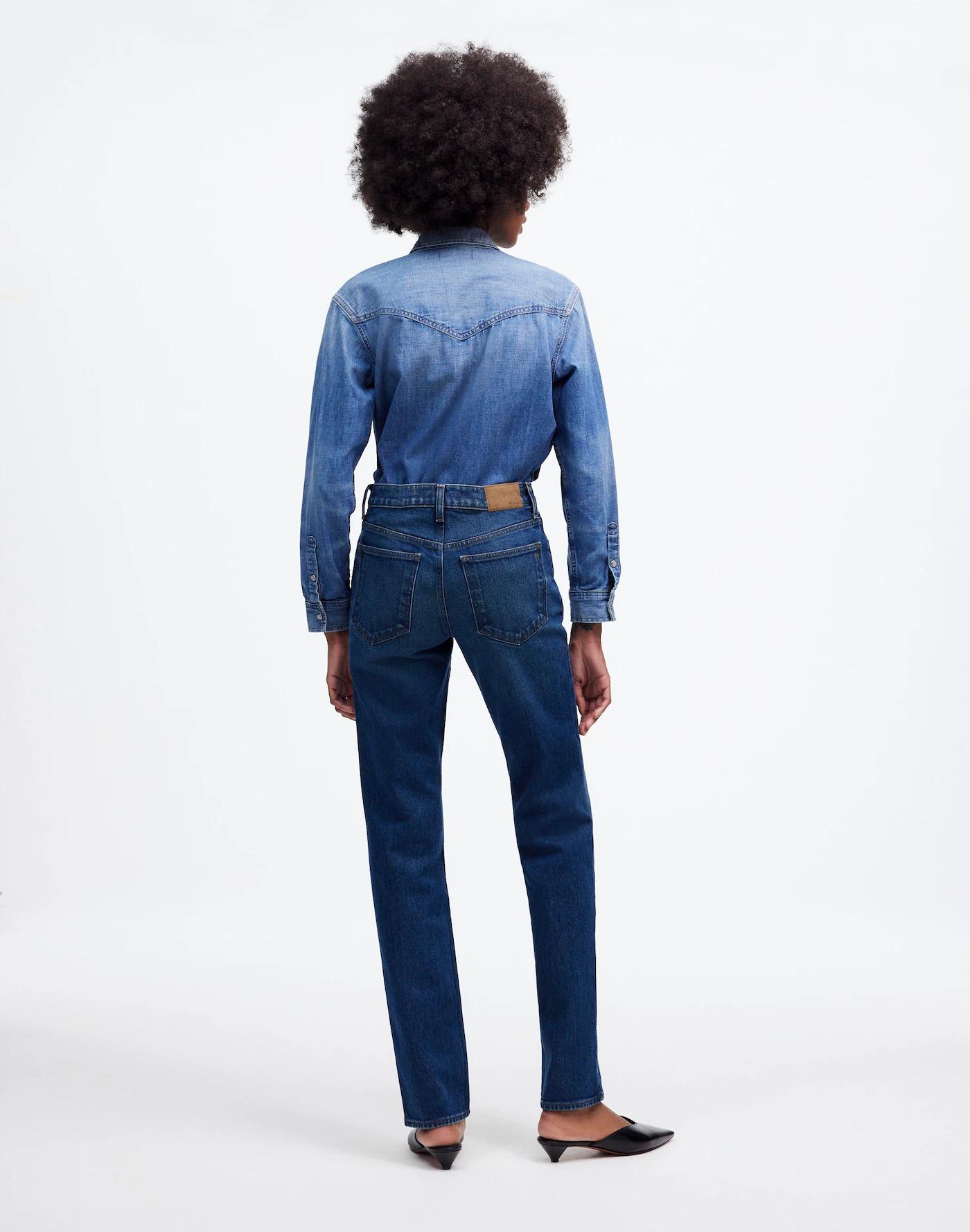 The Tall '90s Straight Mid-Rise Jean in Osada Wash Product Image