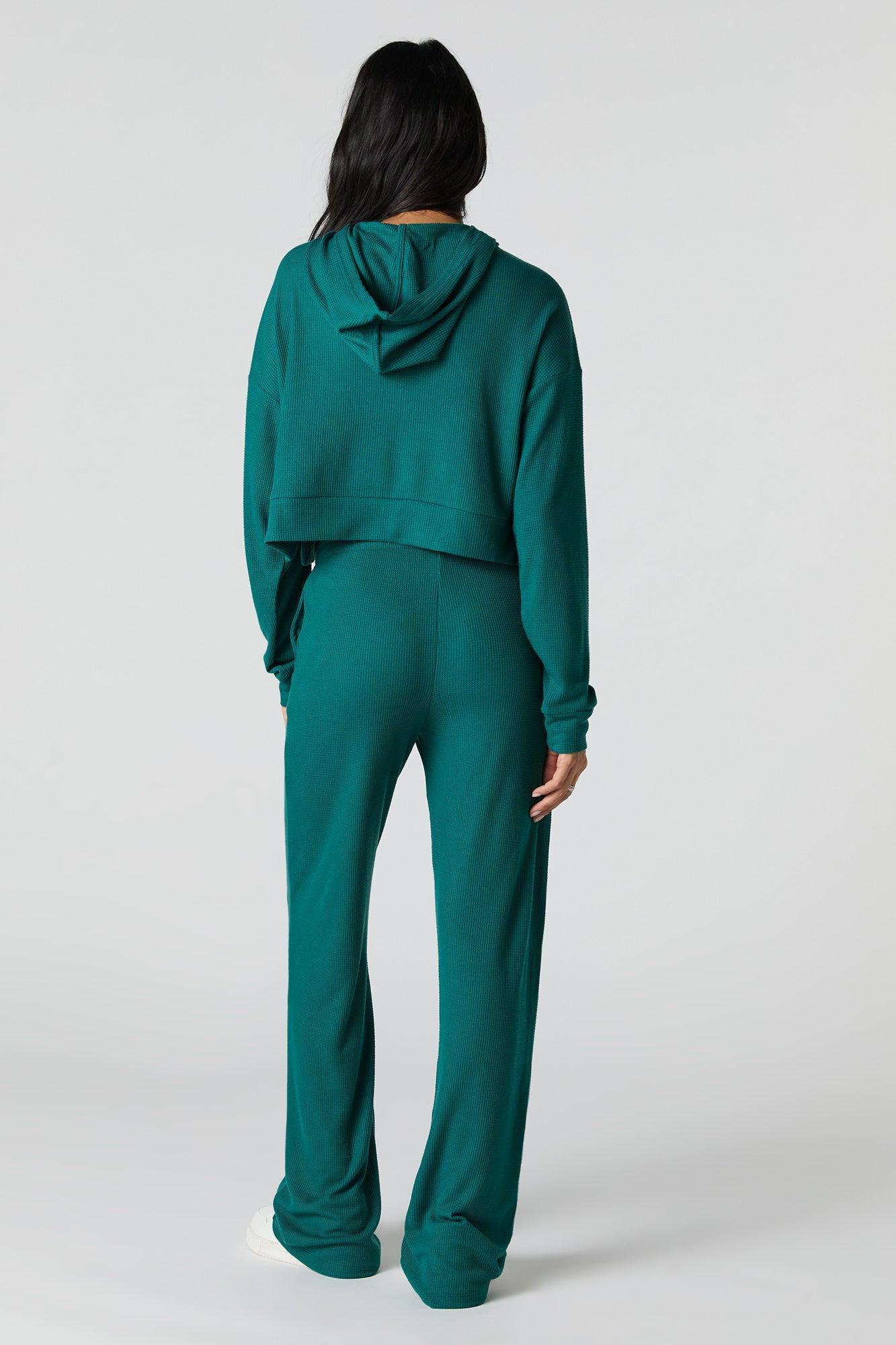 Thermal Knit Wide Leg Pant Female Product Image