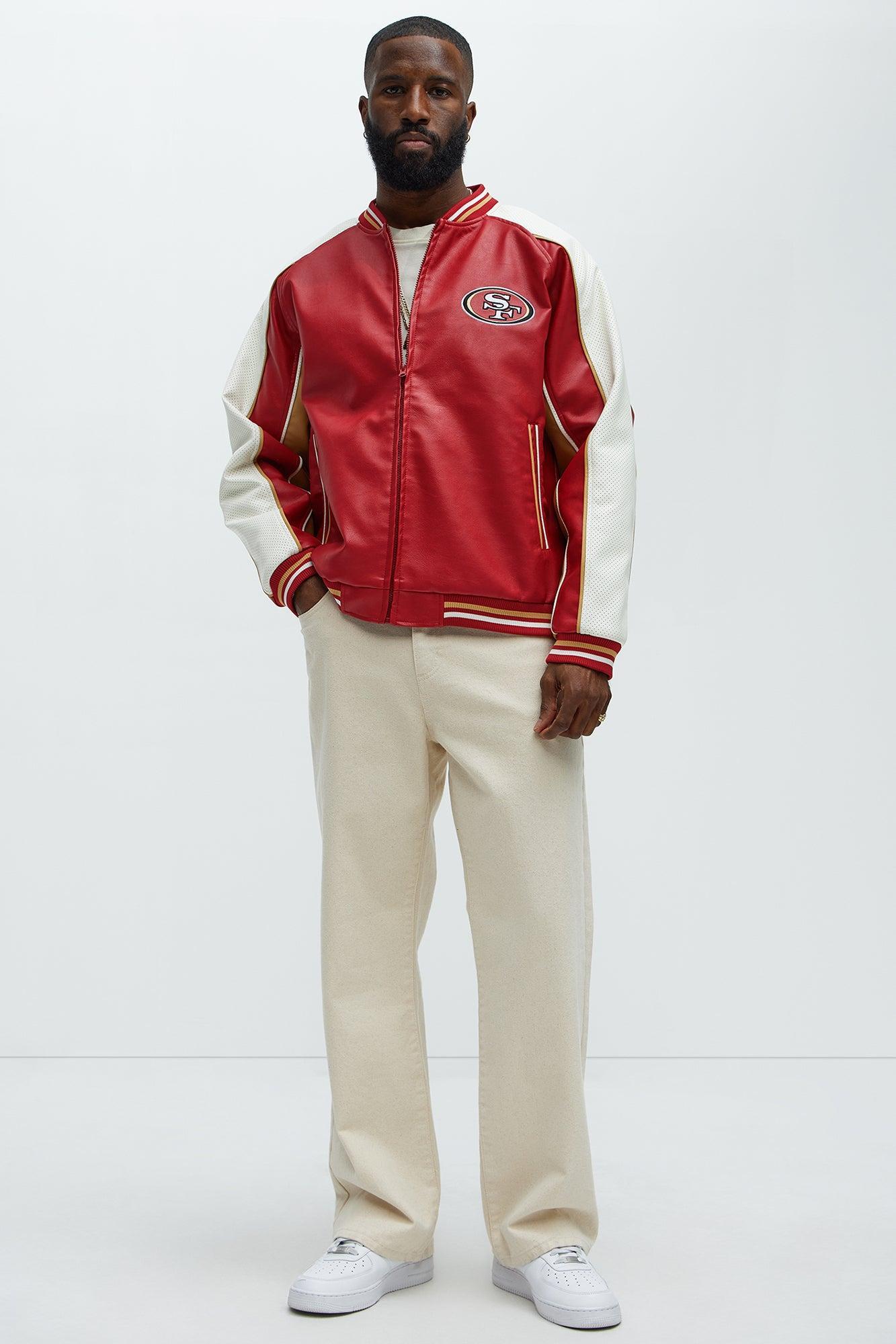 49ers High Standard Jacket - Red/White Product Image