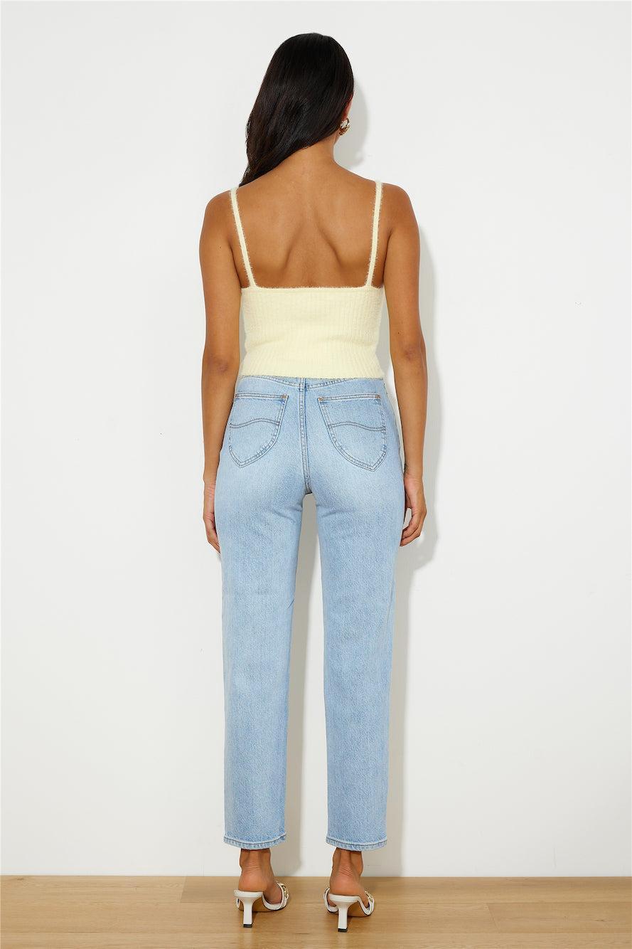 LEE High Moms Jeans Luminous Product Image