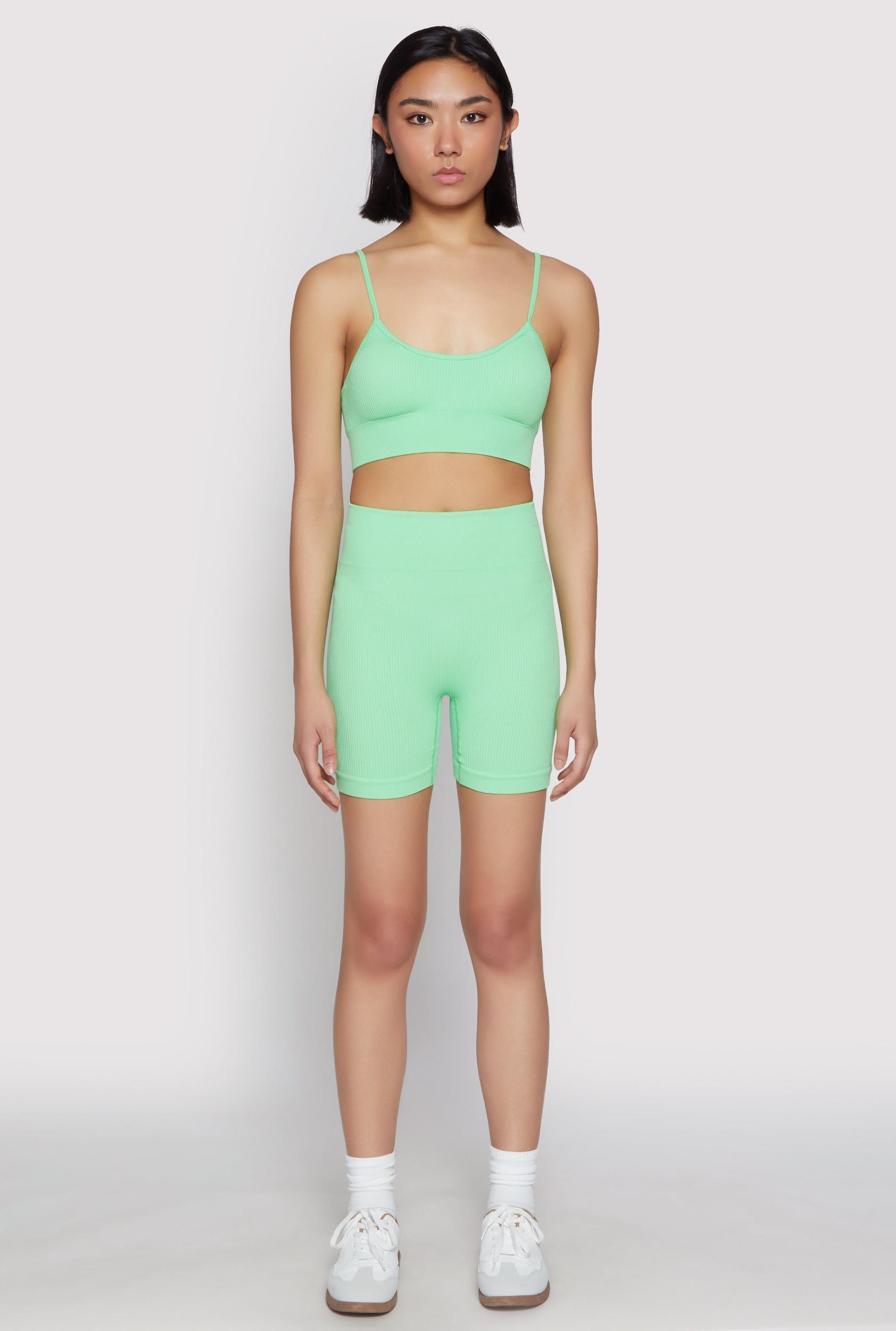 Womens Seamless High Waist Biker Shorts Product Image